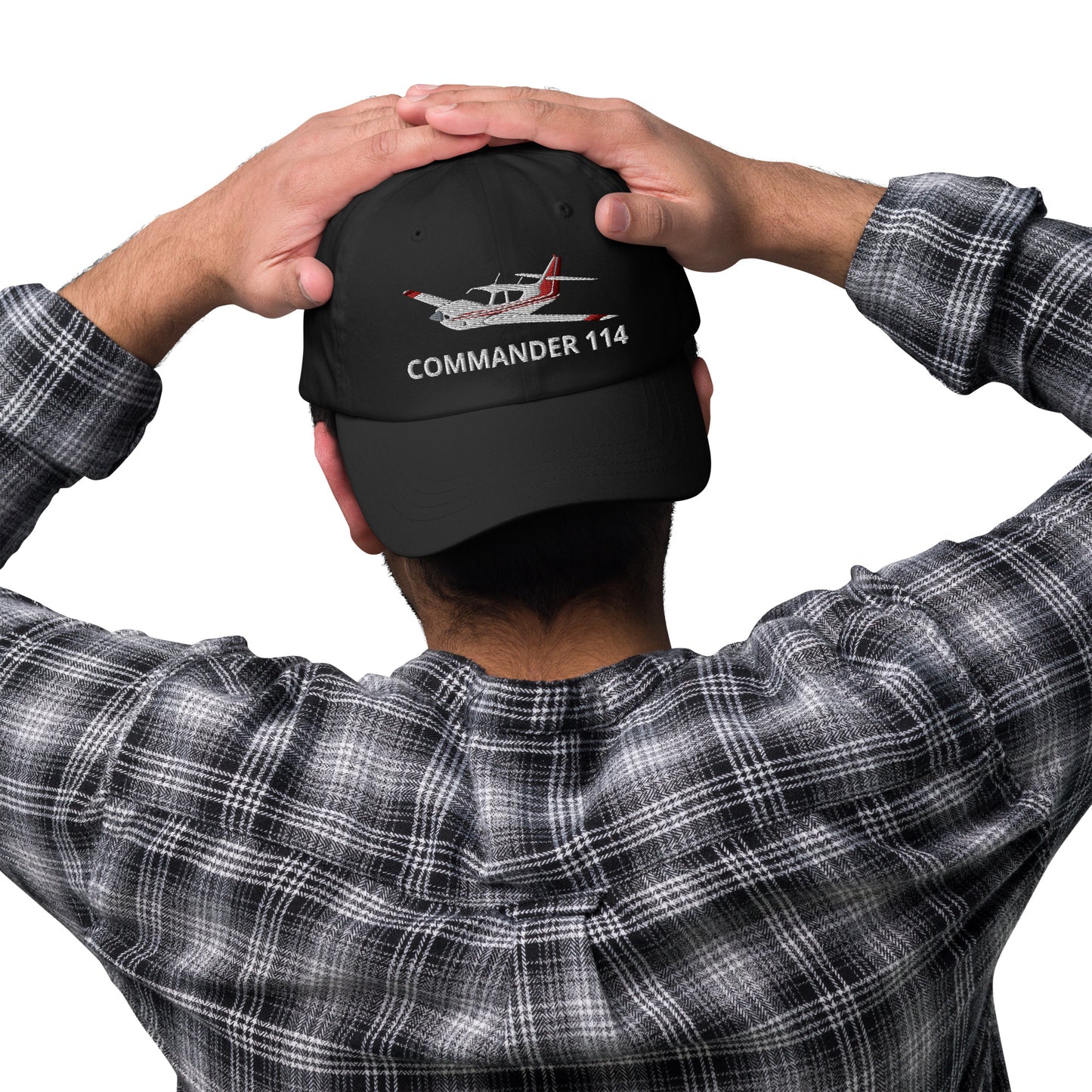 Rockwell Commander 114 CUSTOM N Number Embroidered Cotton Twill Aviation Hat