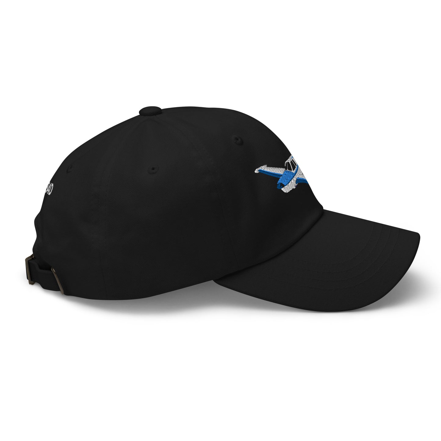 V-Tail BONANZA White Blue Wingtip CUSTOM N Number Embroidered Aviation HAt
