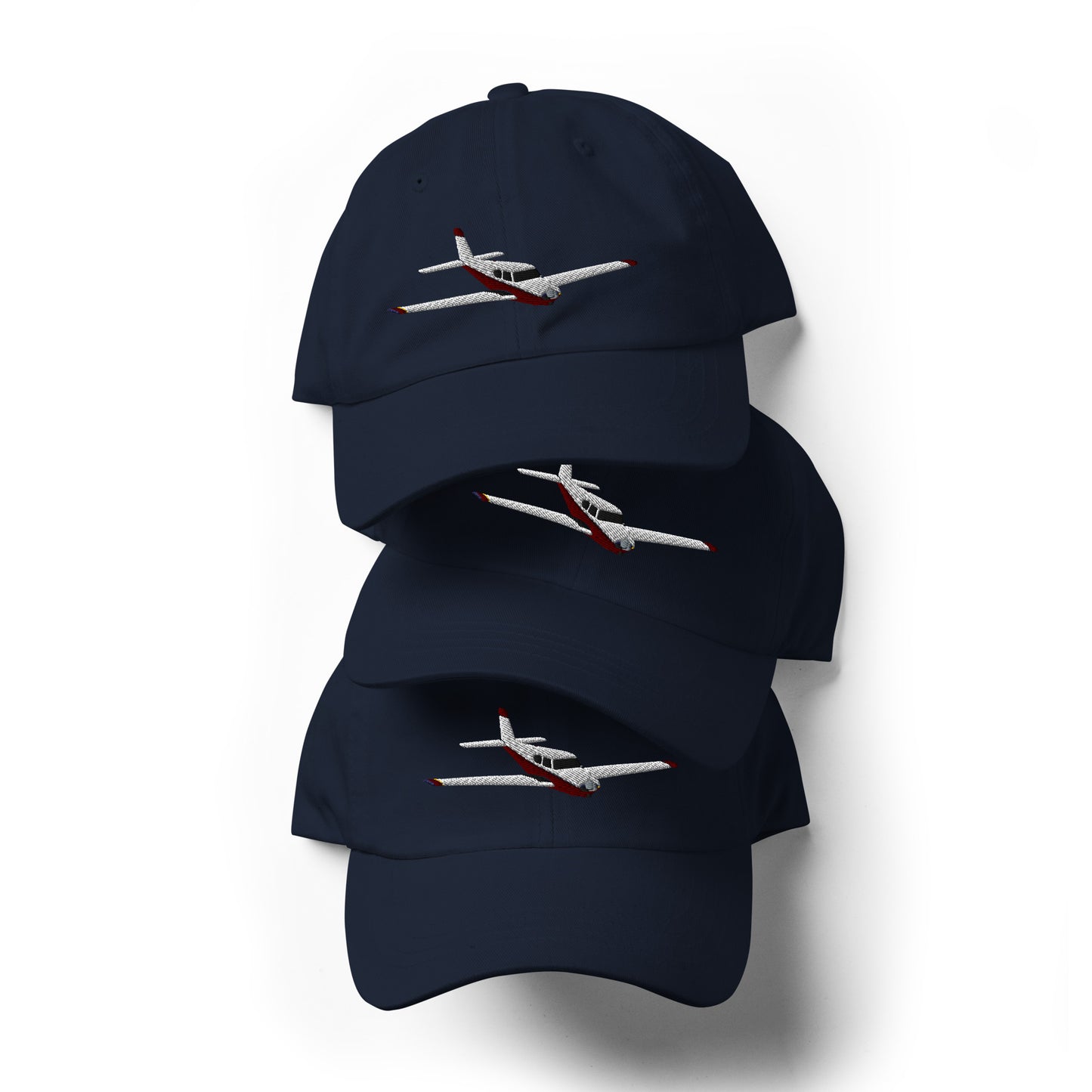 PIPER COMANCHE CUSTOM N Number Embroidered Classic Cotton Twill Aviation Hat