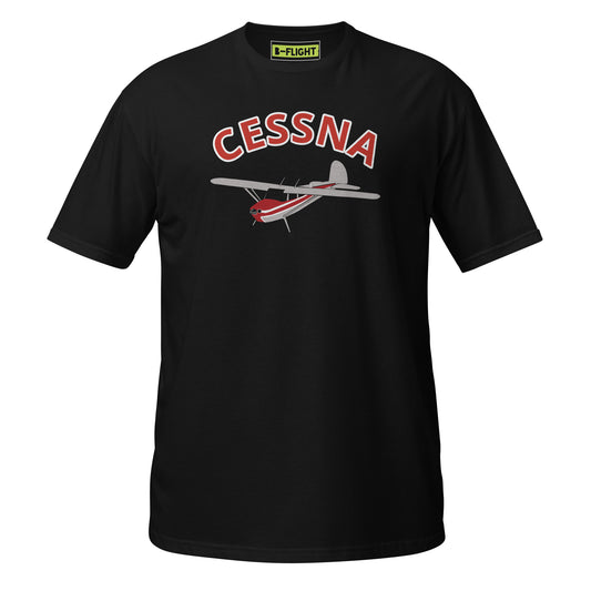 CESSNA 140 Polished-red airplane soft Short-Sleeve Unisex T-Shirt