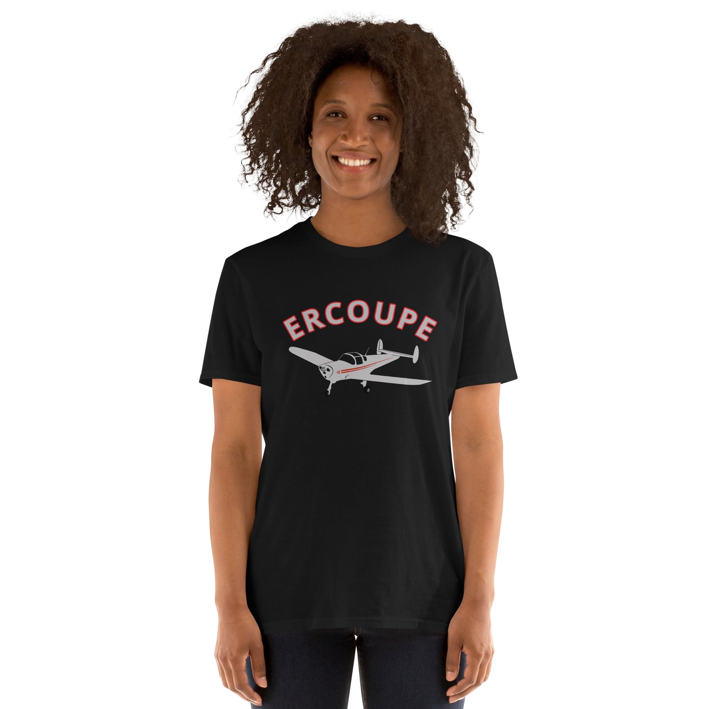 ERCOUPE Printed Short-Sleeve Unisex Classic Fit Aviation T-Shirt