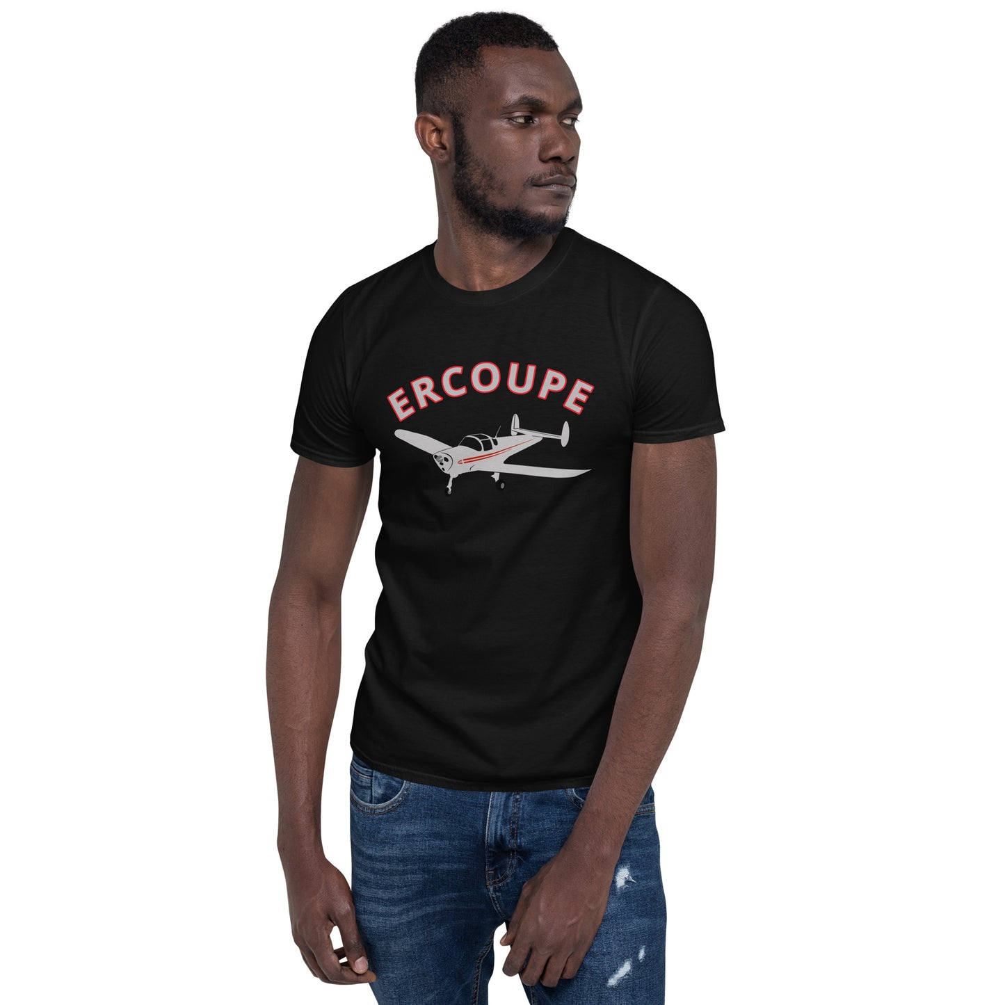 ERCOUPE Printed Short-Sleeve Unisex Classic Fit Aviation T-Shirt
