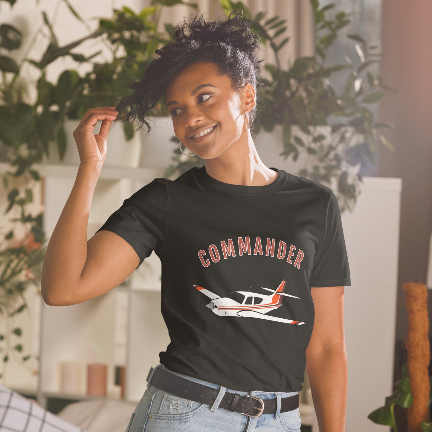 Rockwell Commander 114 Printed Short-Sleeve Unisex Aviation T-Shirt