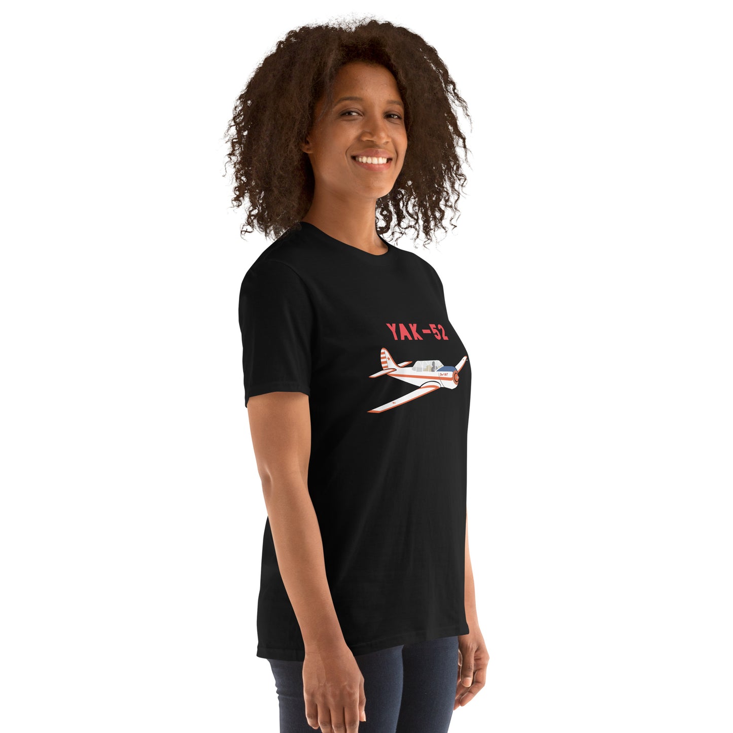 Yak-52 Printed Short-Sleeve Unisex aviation T-Shirt