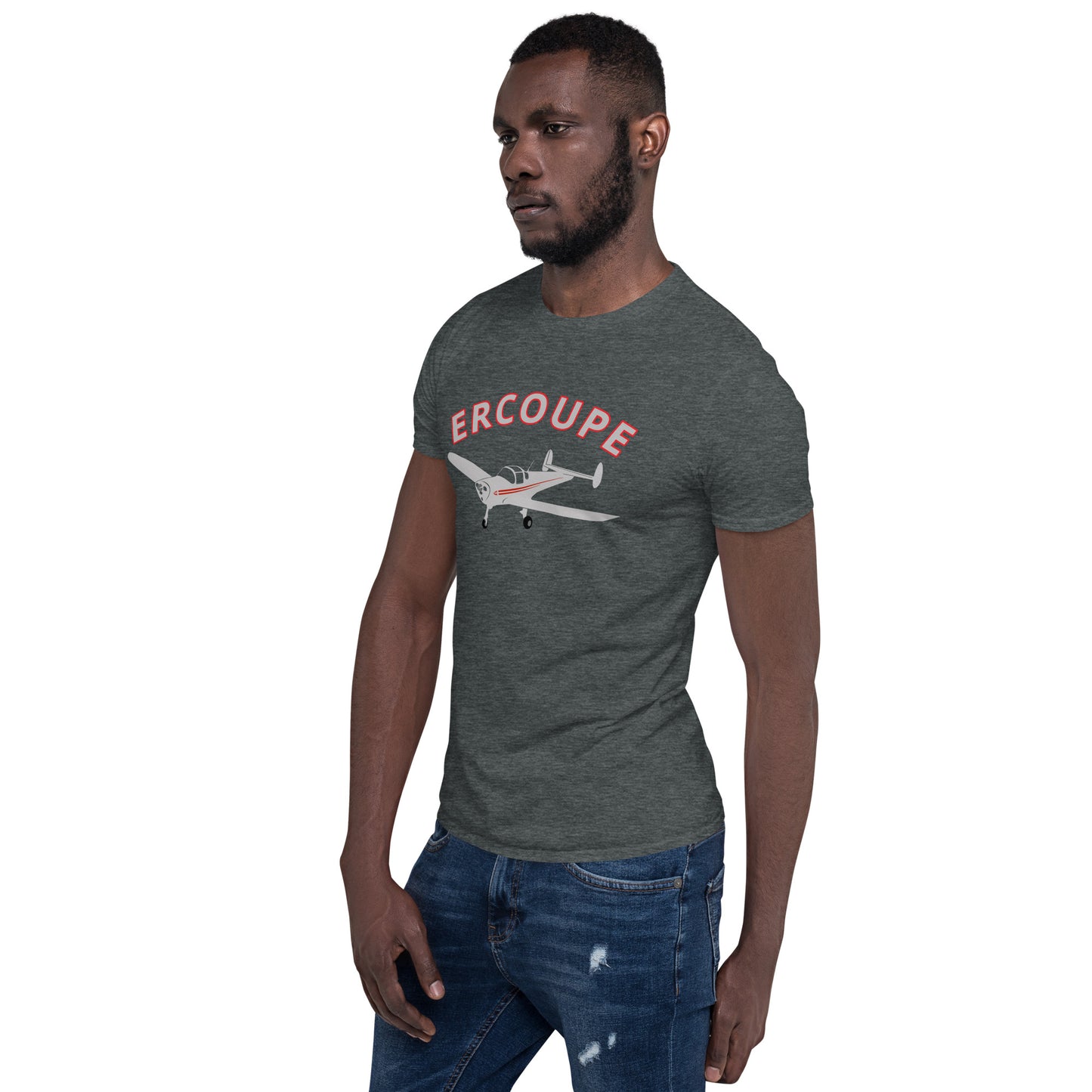 ERCOUPE Printed Short-Sleeve Unisex Classic Fit Aviation T-Shirt