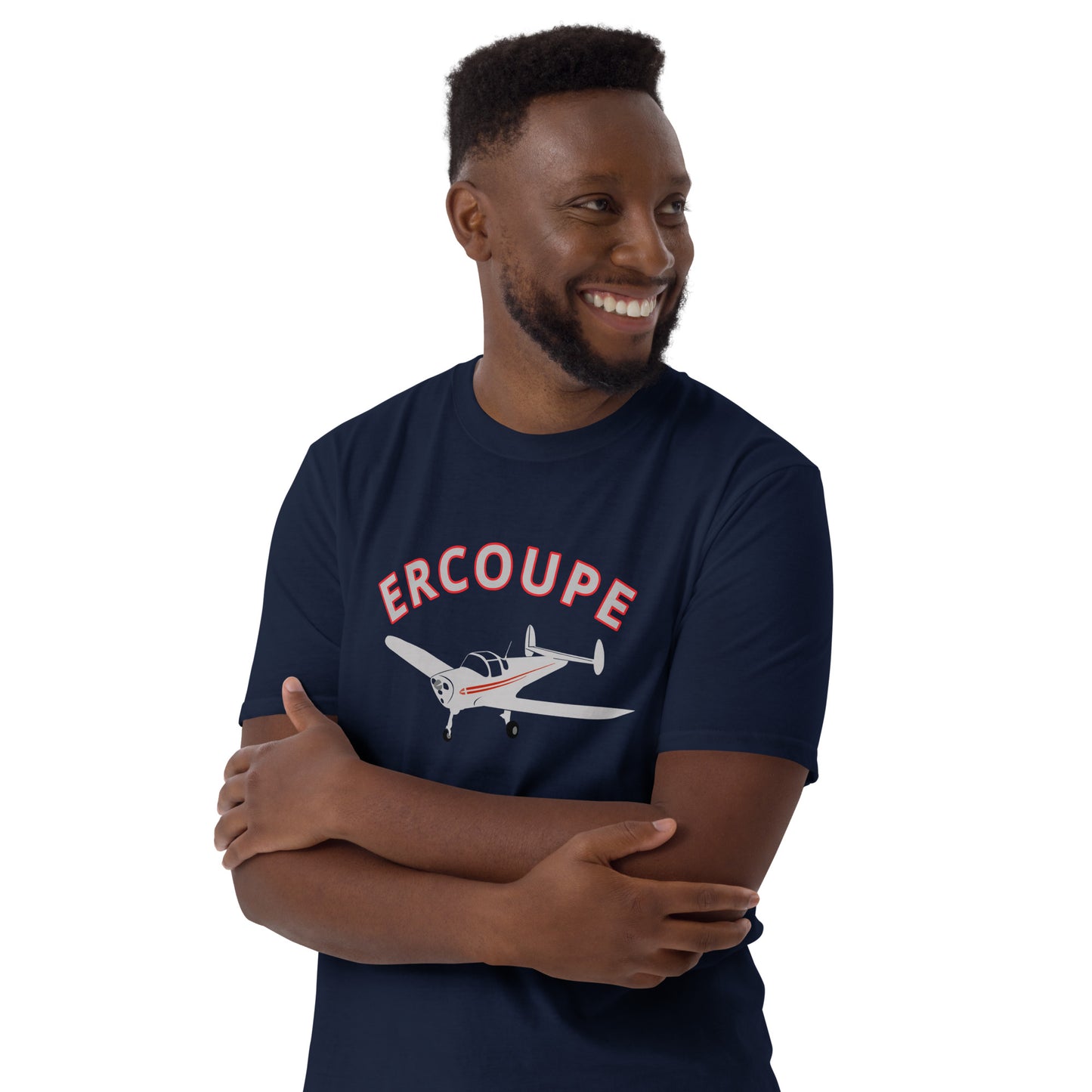 ERCOUPE Printed Short-Sleeve Unisex Classic Fit Aviation T-Shirt