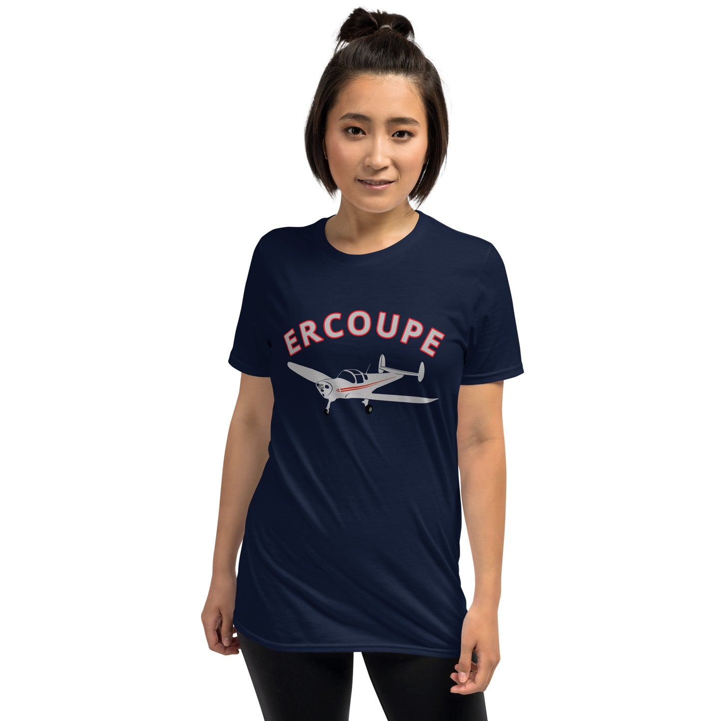 ERCOUPE Printed Short-Sleeve Unisex Classic Fit Aviation T-Shirt