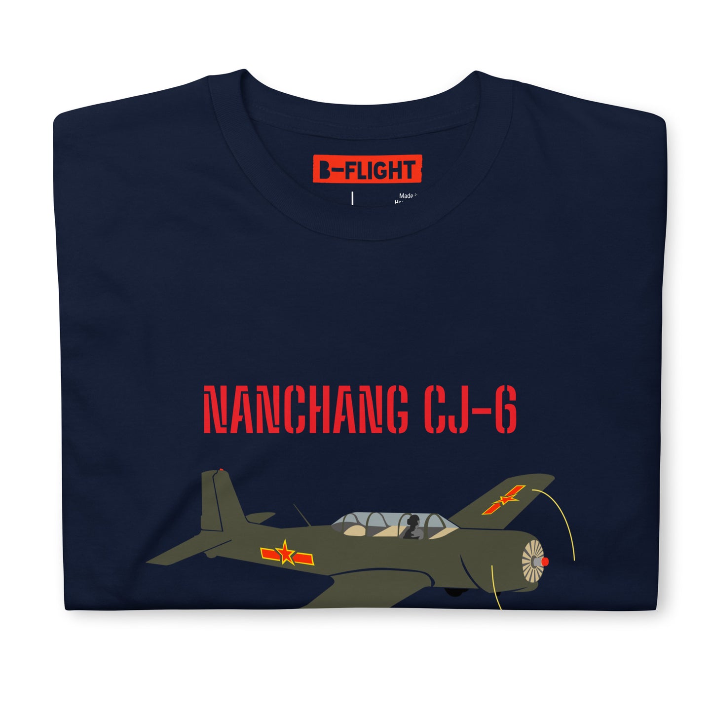 Warbird Nanchang CJ-6 Aviation Printed Short-Sleeve Unisex T-Shirt