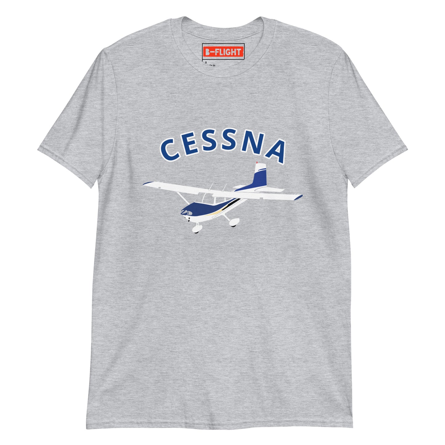 CESSNA 182 Straight tail  Short-Sleeve Unisex  Soft Aviation T-Shirt