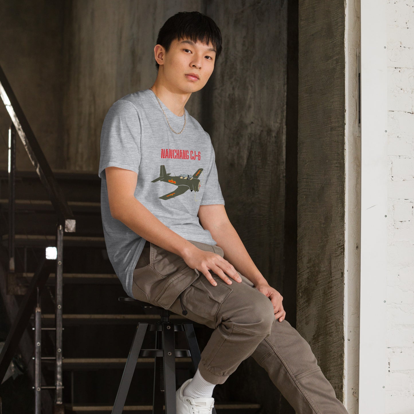 Warbird Nanchang CJ-6 Aviation Printed Short-Sleeve Unisex T-Shirt