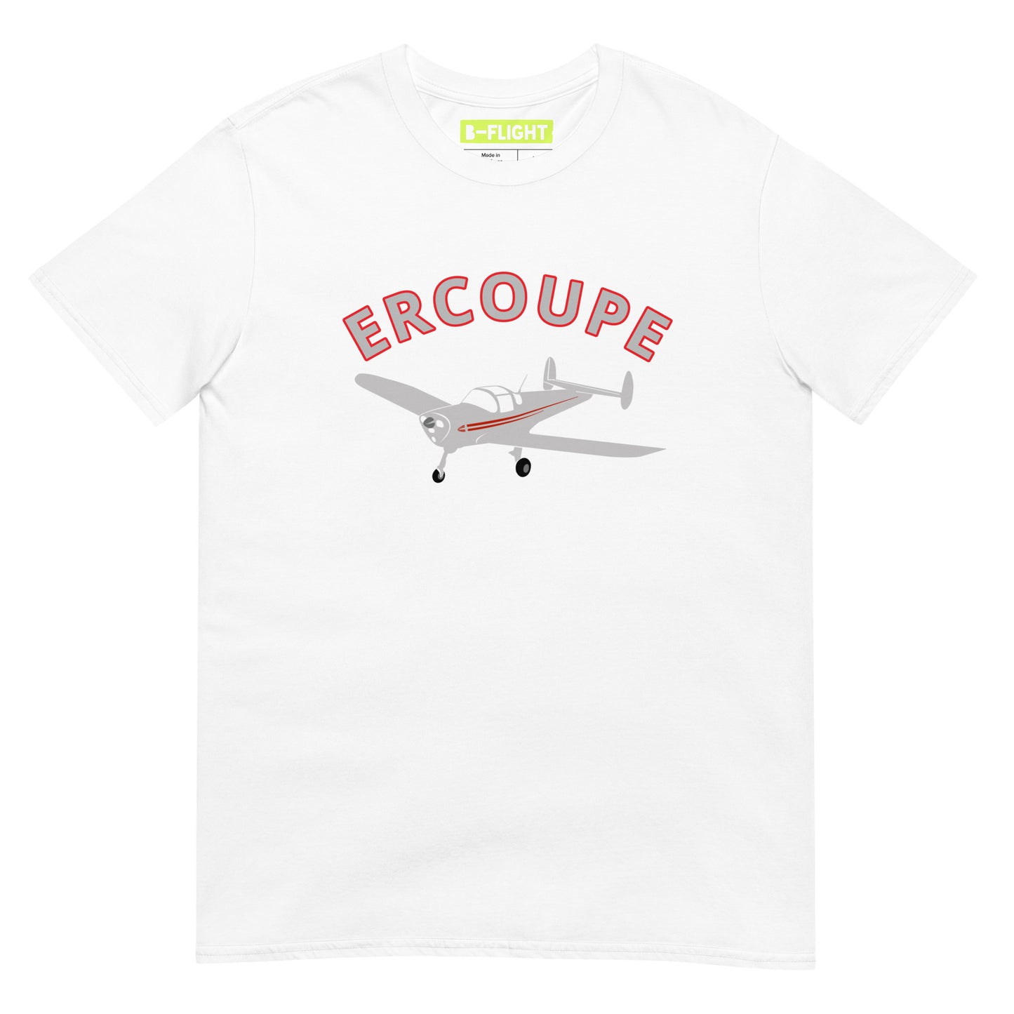 ERCOUPE Printed Short-Sleeve Unisex Classic Fit Aviation T-Shirt
