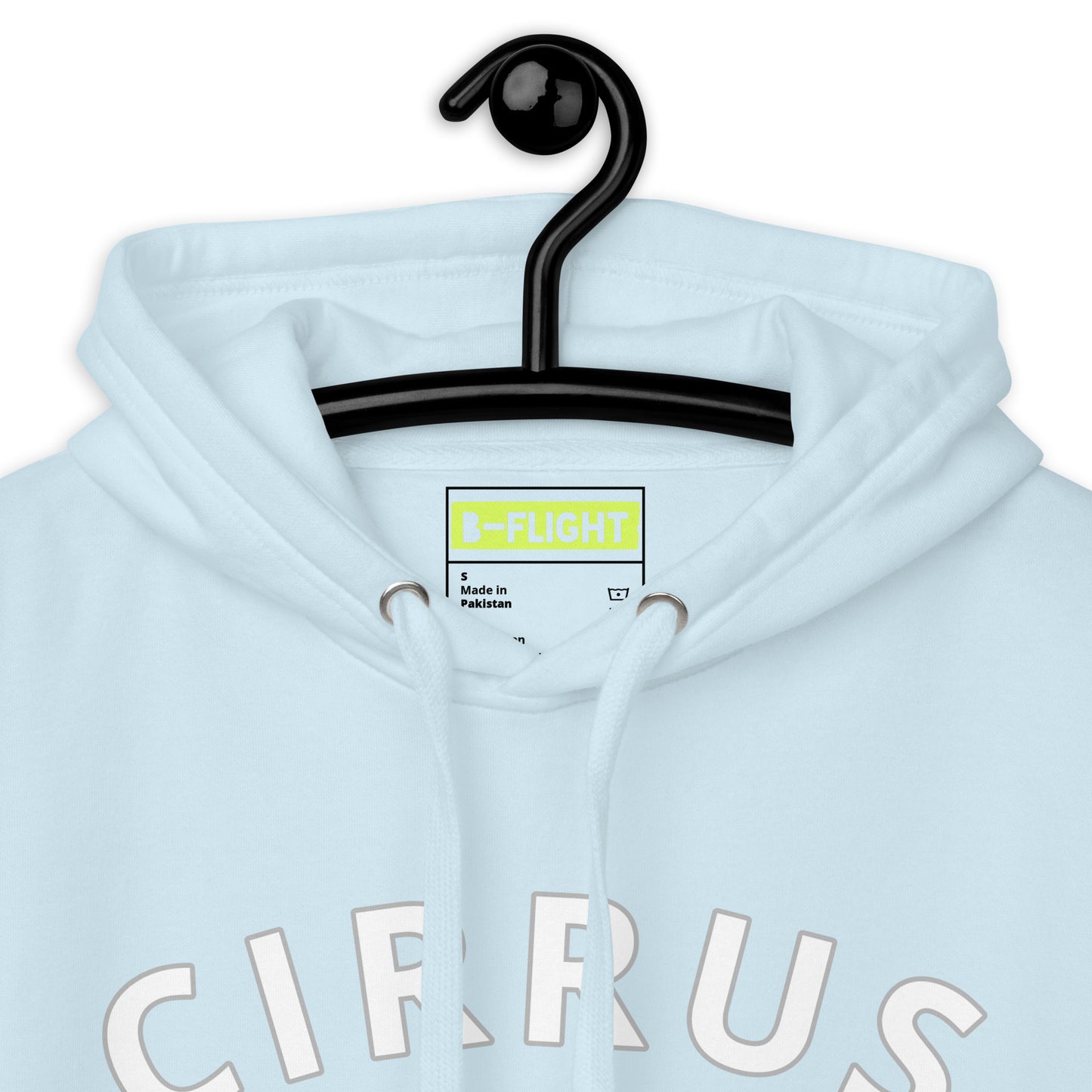 CIRRUS blue-white - cozy Unisex Hoodie. Classic fit for men and women.