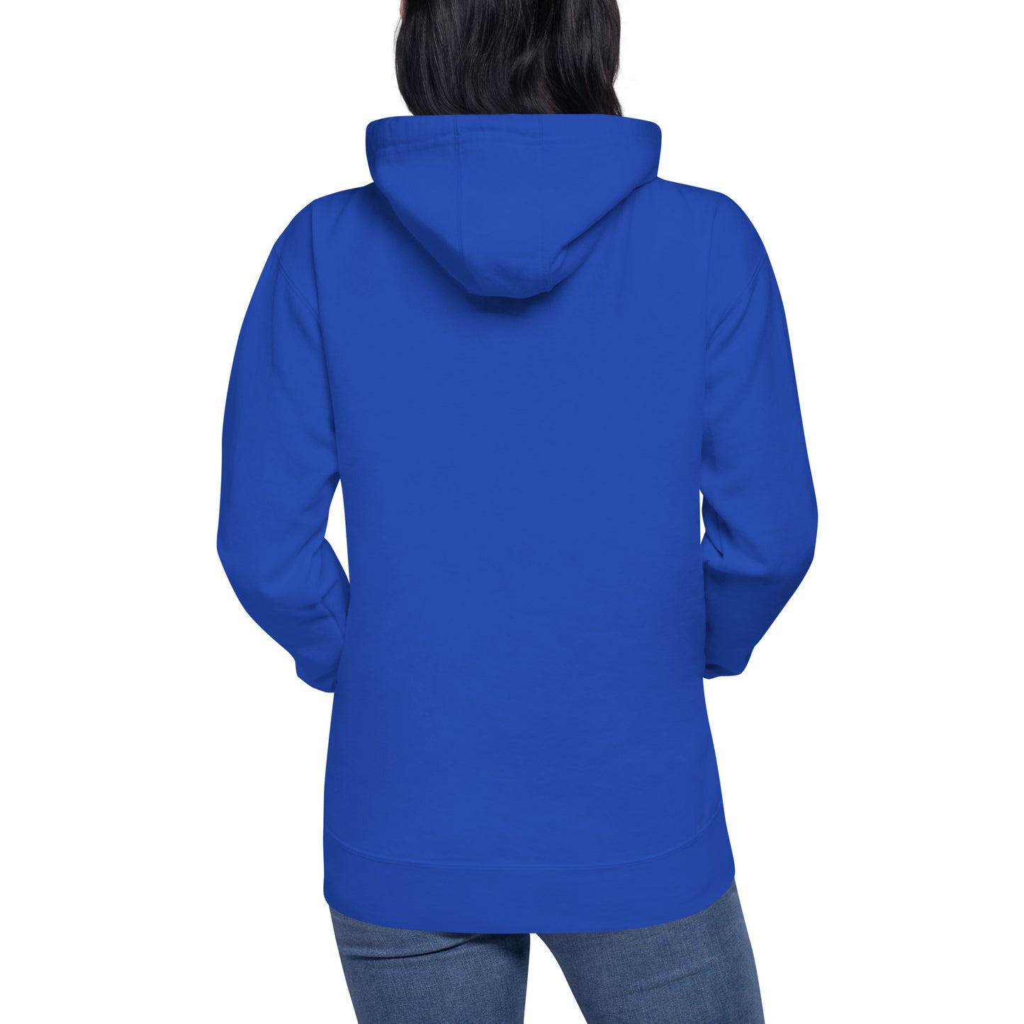 CIRRUS blue-white - cozy Unisex Hoodie. Classic fit for men and women.