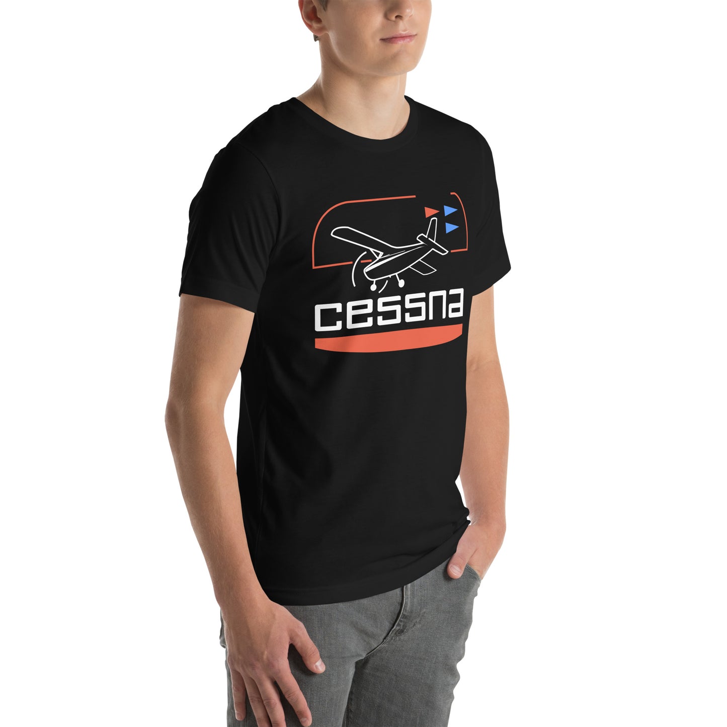 Vintage CESSNA Retro Aviation Graphic Unisex soft  t-shirt