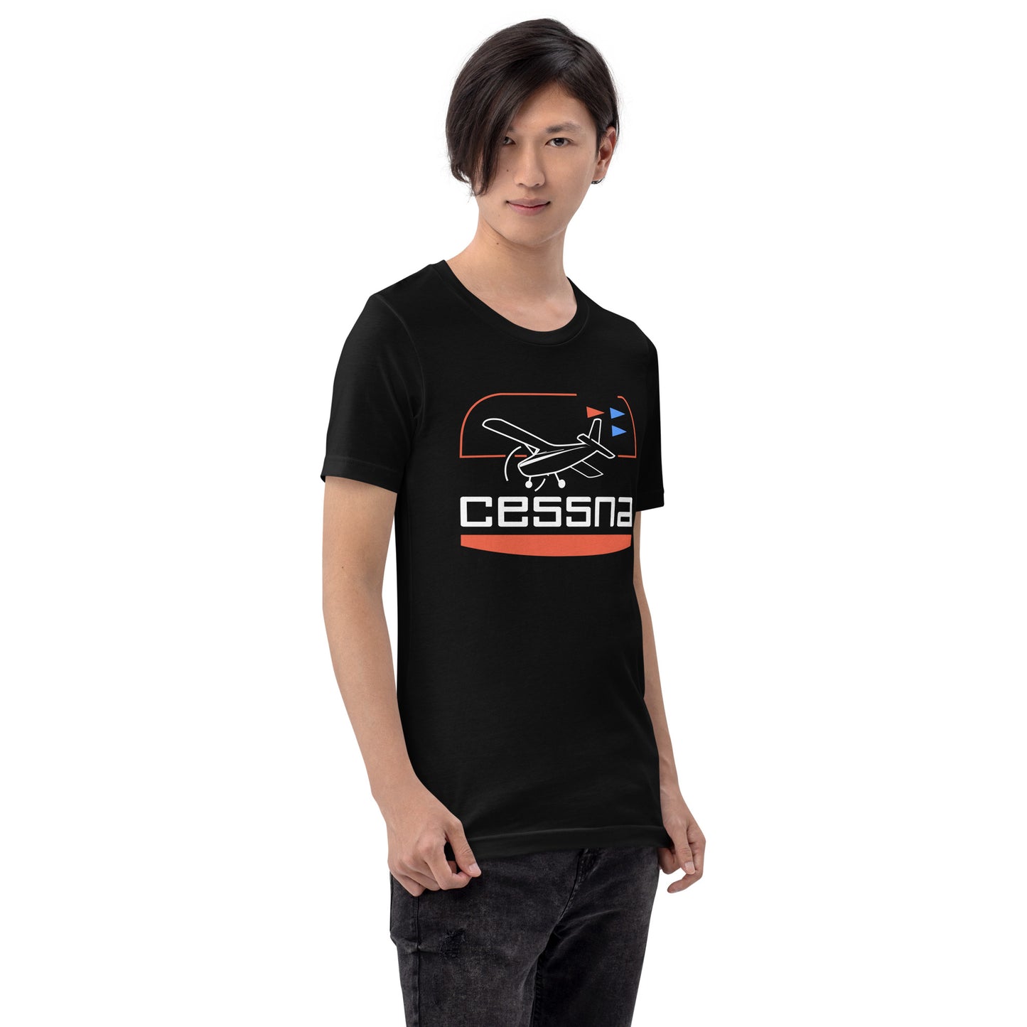 Vintage CESSNA Retro Aviation Graphic Unisex soft  t-shirt