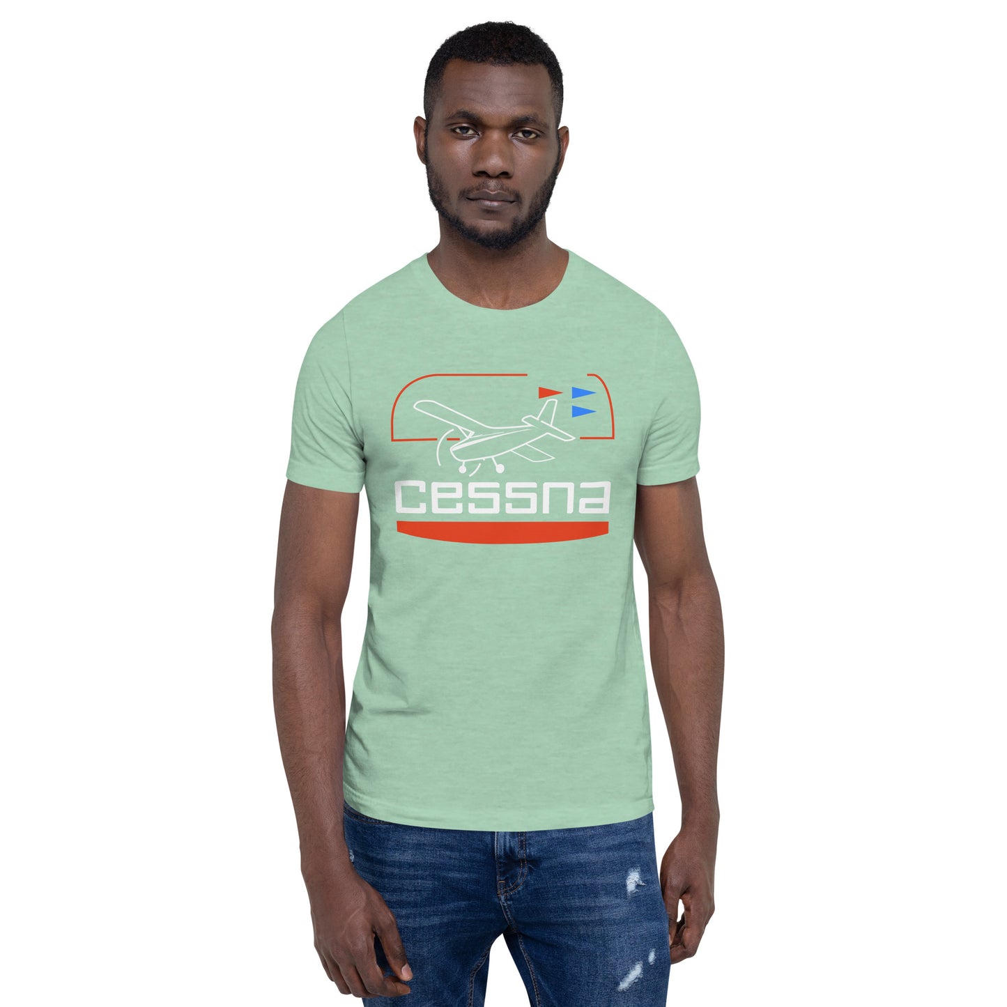 Vintage CESSNA Retro Aviation Graphic Unisex soft  t-shirt