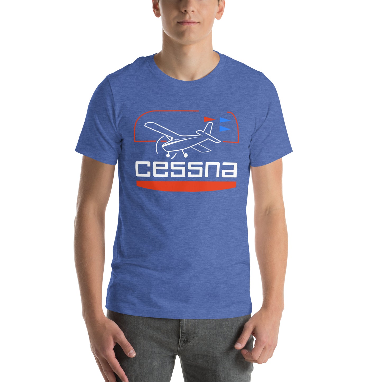Vintage CESSNA Retro Aviation Graphic Unisex soft  t-shirt