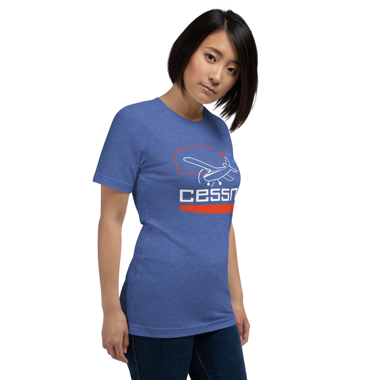 Vintage CESSNA Retro Aviation Graphic Unisex soft  t-shirt