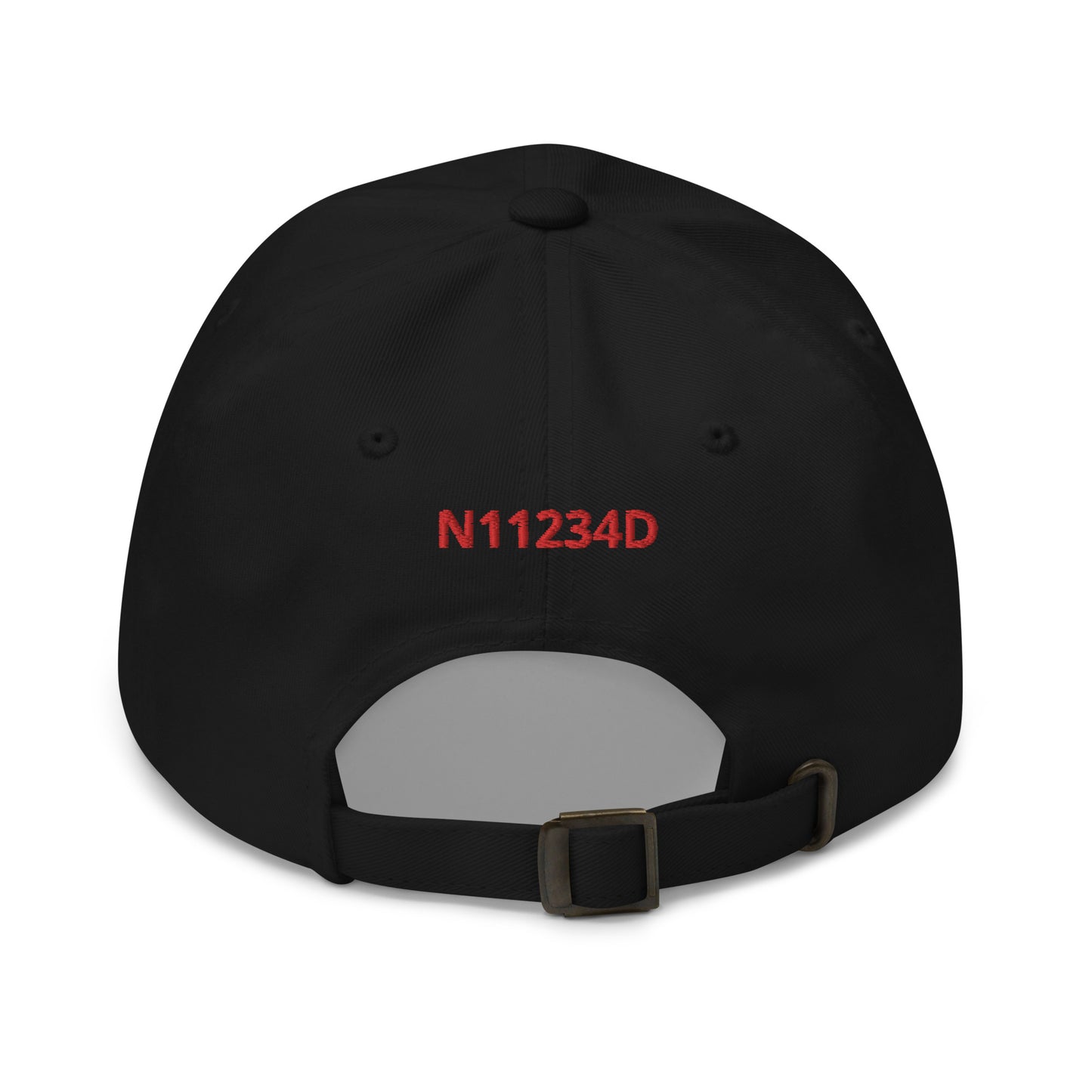 ERCOUPE CUSTOM N NUMBER Embroidered Chino cotton twill Aviation hat