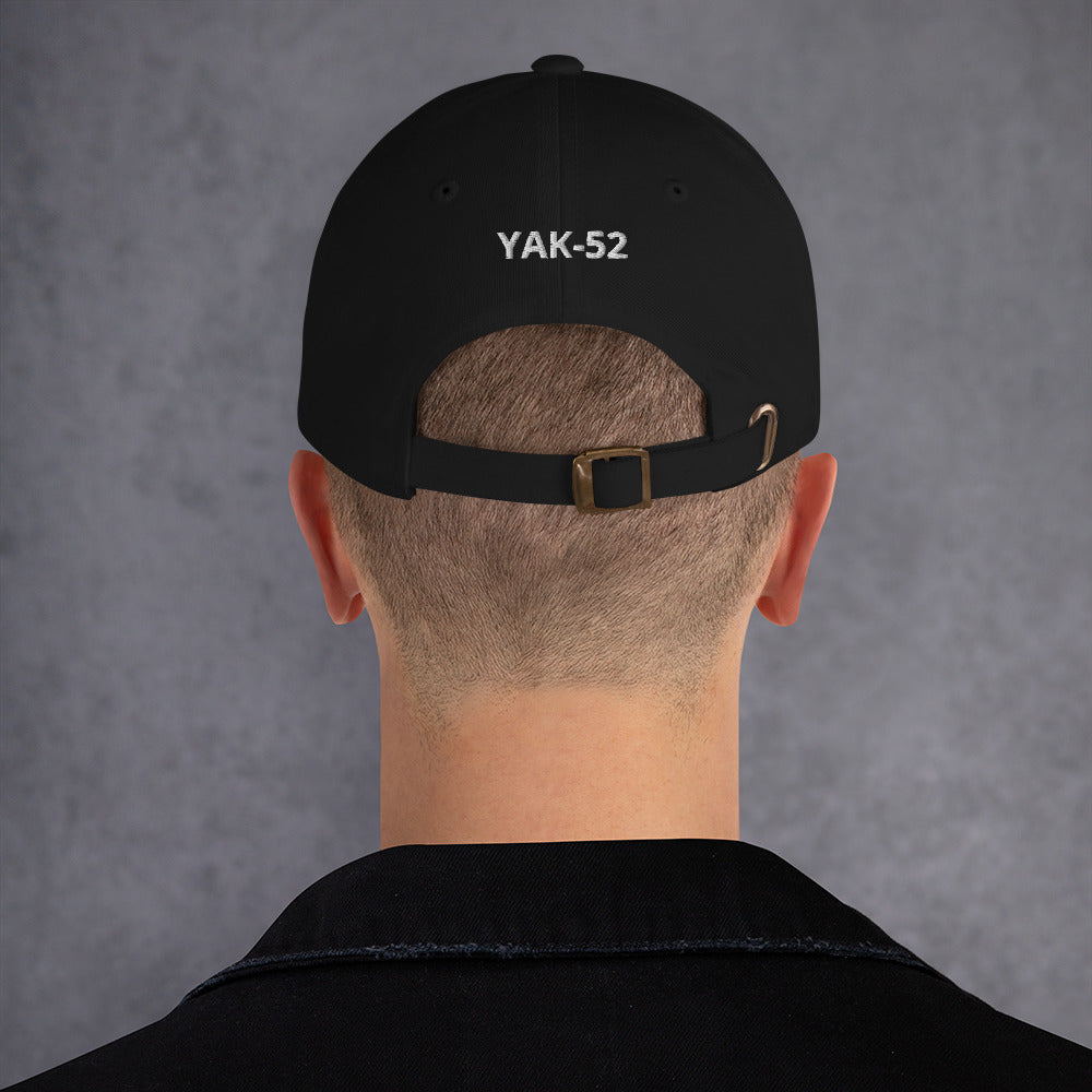 Yak-52 embroidered Aviation cotton chino twill cap hat