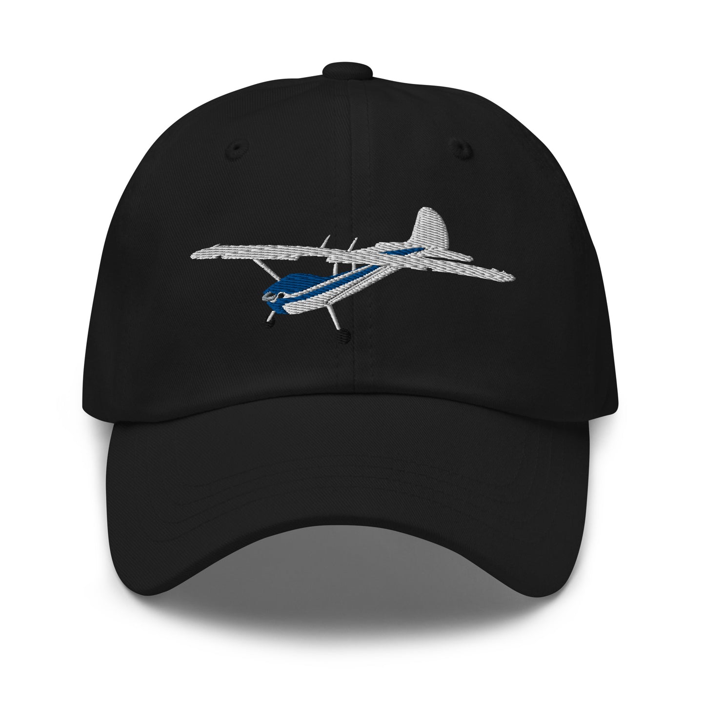 CESSNA 170 aviation cap- White-Blue - embroidered front and back hat