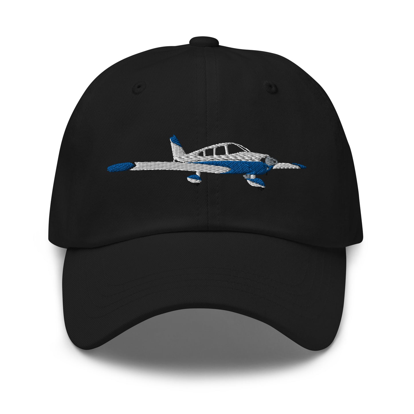 CHEROKEE white-blue aviation cap- embroidered front and back hat.