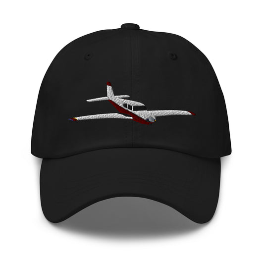 PIPER COMANCHE CUSTOM N Number Embroidered Classic Cotton Twill Aviation Hat- Minimum 3 order.