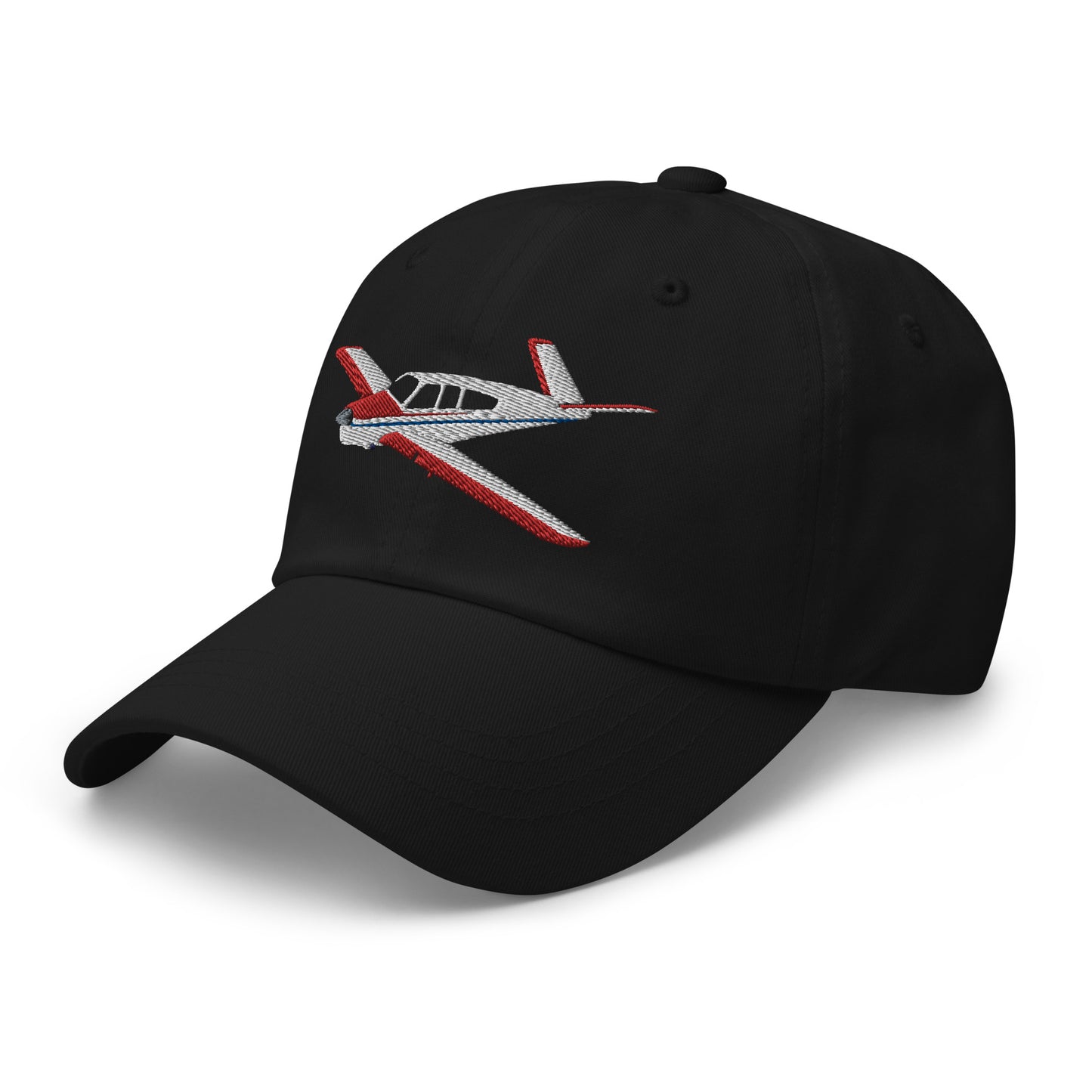 V-Tail BONANZA Tri-color 3  CUSTOM N Number Embroidered Classic  Cotton Twill Aviation Hat