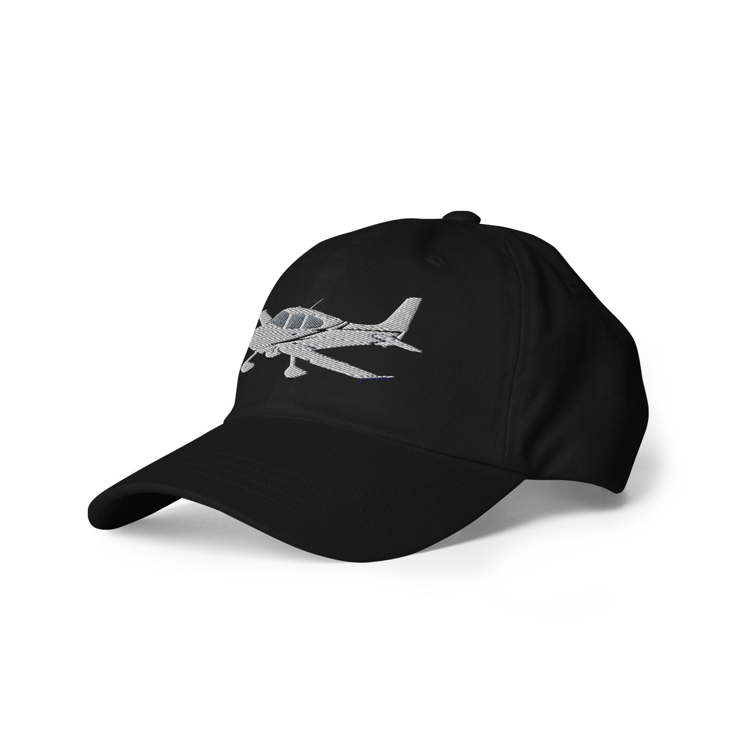 CIRRUS white CUSTOM N NUMBER aircraft embroidered Aviation cotton twill hat