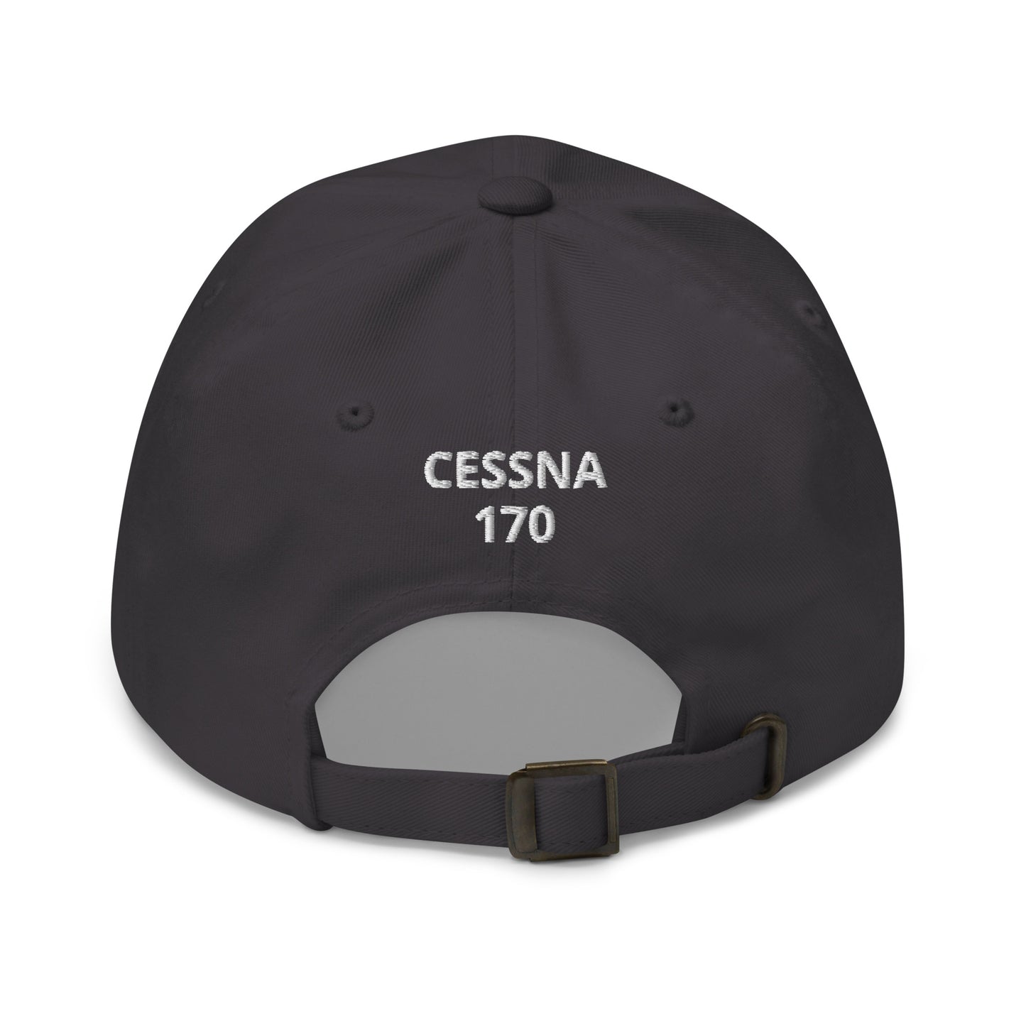 CESSNA 170 aviation cap- White-Blue - embroidered front and back hat