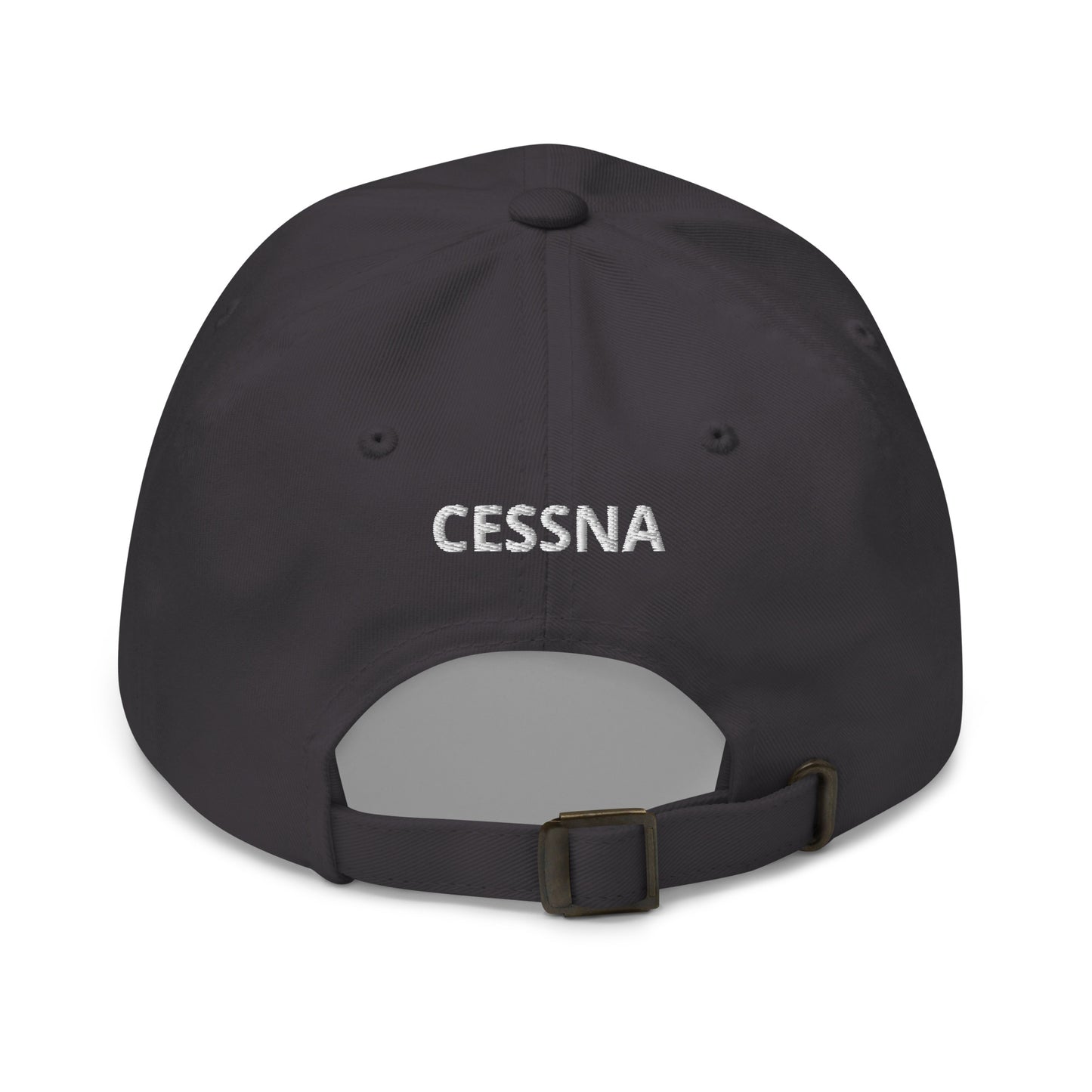 CESSNA 180 Skywagon White-Red CUSTOM N Number Embroidered cotton chino twill cap - Minimum 3 order