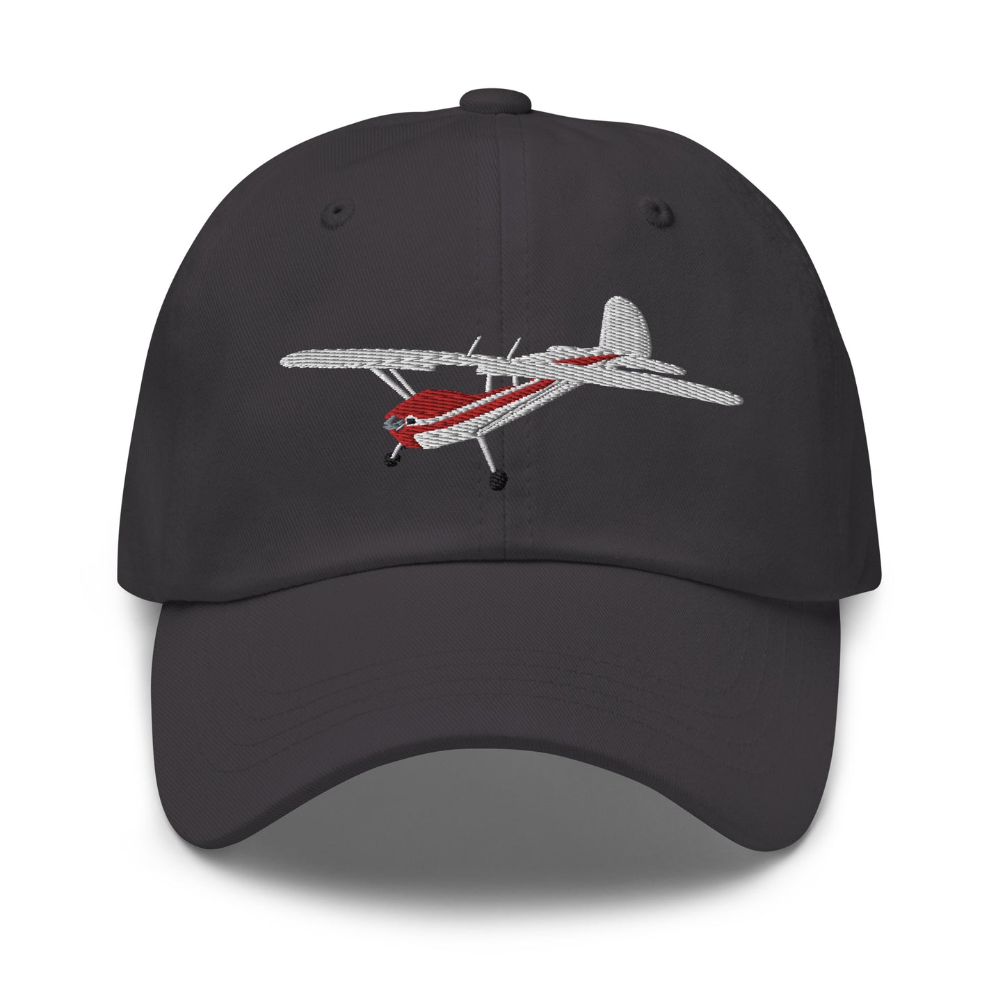 CESSNA 140 white -red aircraft embroidered Aviation cotton twill hat