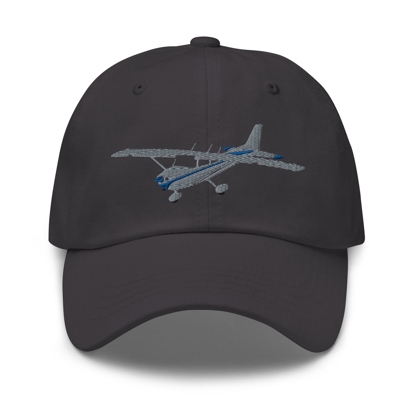 CESSNA 172 Skyhawk Polished-Blue CUSTOM N Number Embroidered Twill Cotton Aviation Hat