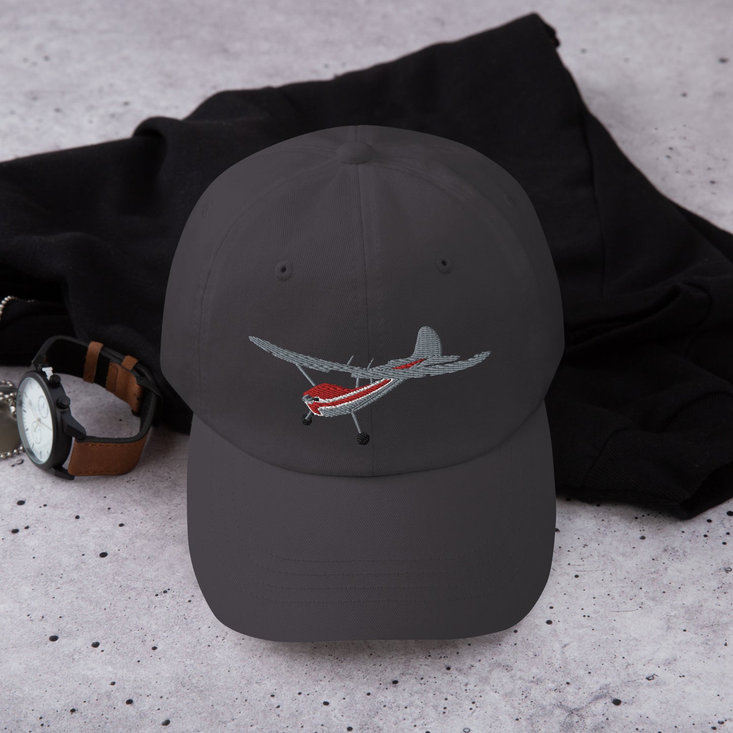 CESSNA 170 Polished-red airplane CUSTOM N Number embroidered Aviation cotton hat