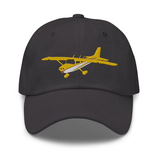 CESSNA 172 Skyhawk yellow wings Embroidered cotton twill aviation hat