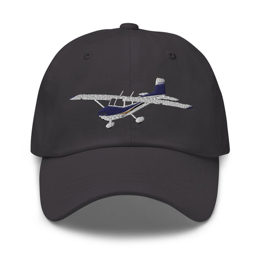 CESSNA 182 Straight Tail Embroidered CUSTOM N Number embroidered Aviation cotton hat