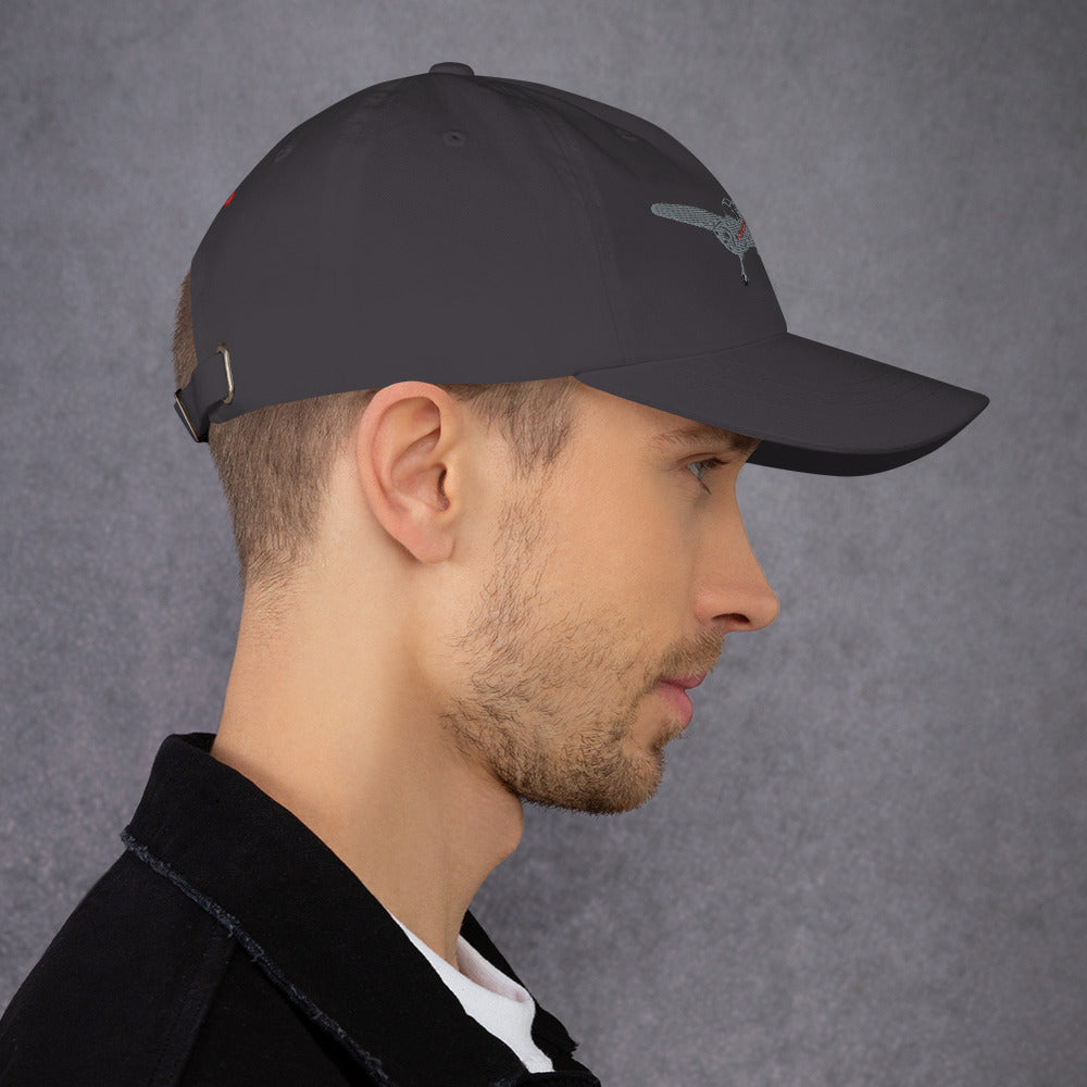 ERCOUPE CUSTOM N NUMBER Embroidered Chino cotton twill Aviation hat