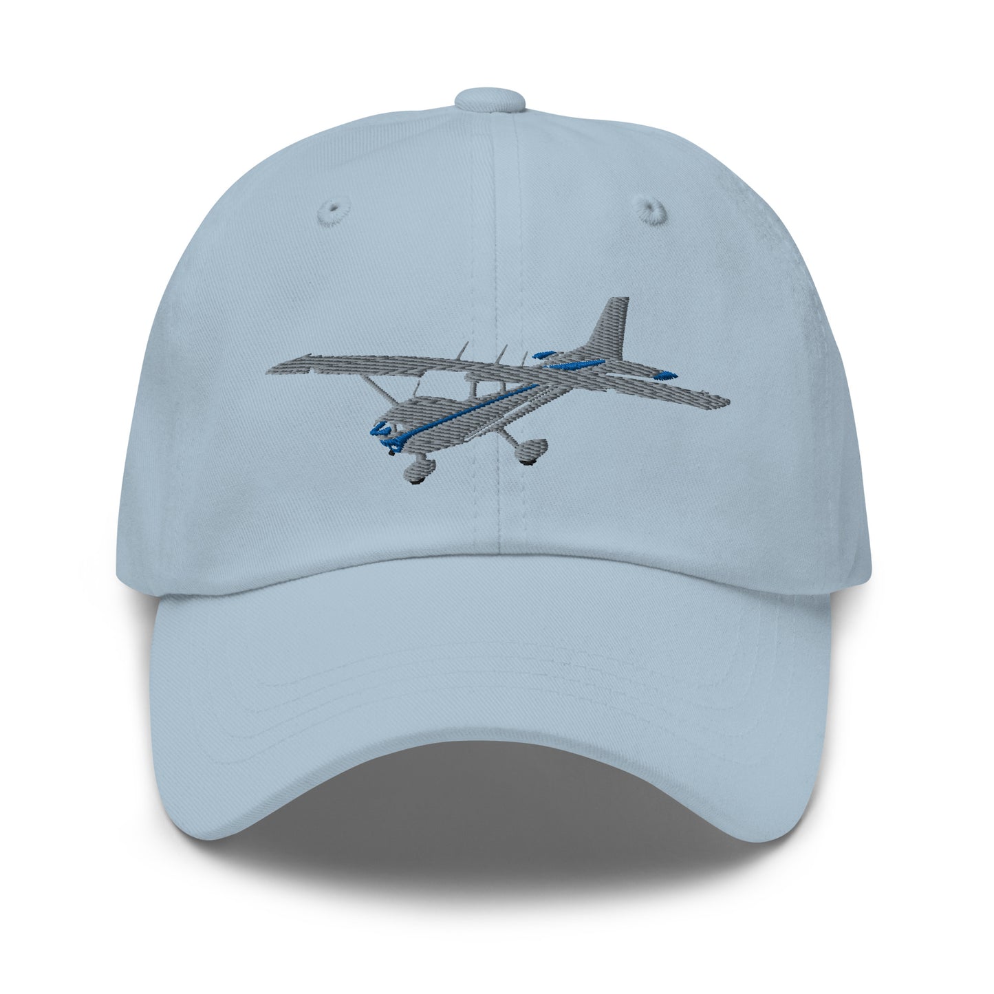 CESSNA 172 Skyhawk Polished-Blue CUSTOM N Number Embroidered Twill Cotton Aviation Hat