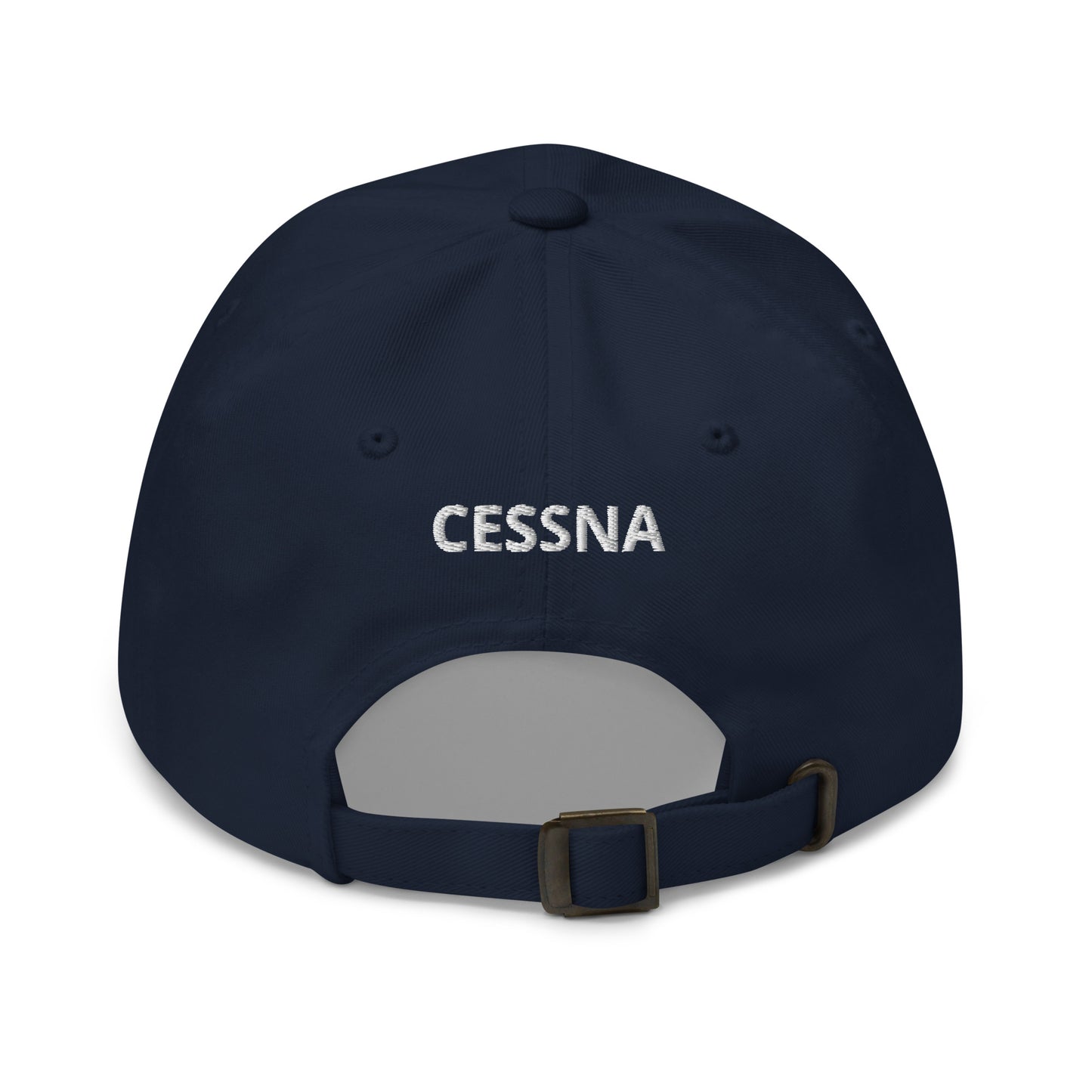 CESSNA 172 Skyhawk CUSTOM N Number White Blue Embroidered Cotton Aviation Hat