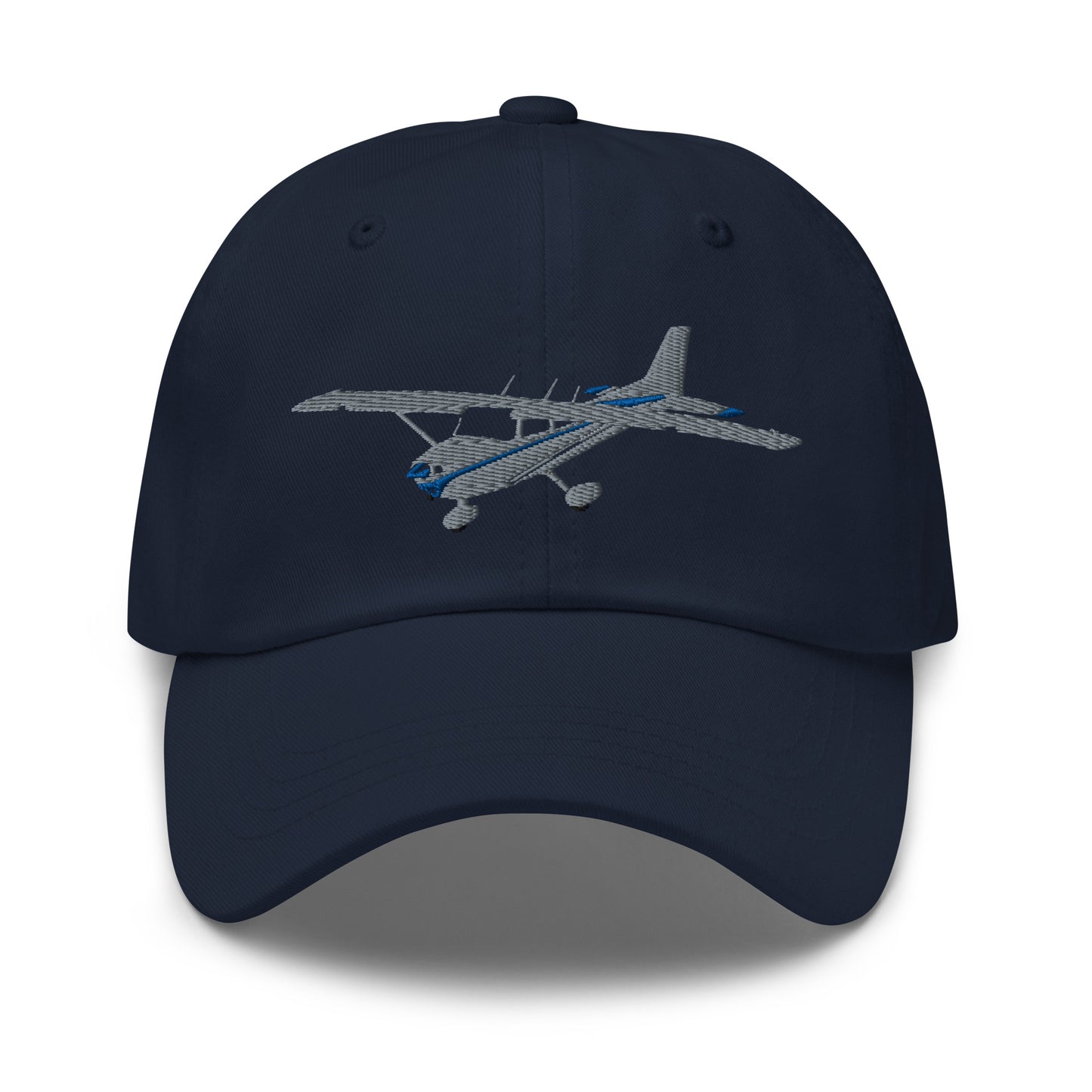 CESSNA 172 Skyhawk Polished-Blue CUSTOM N Number Embroidered Twill Cotton Aviation Hat