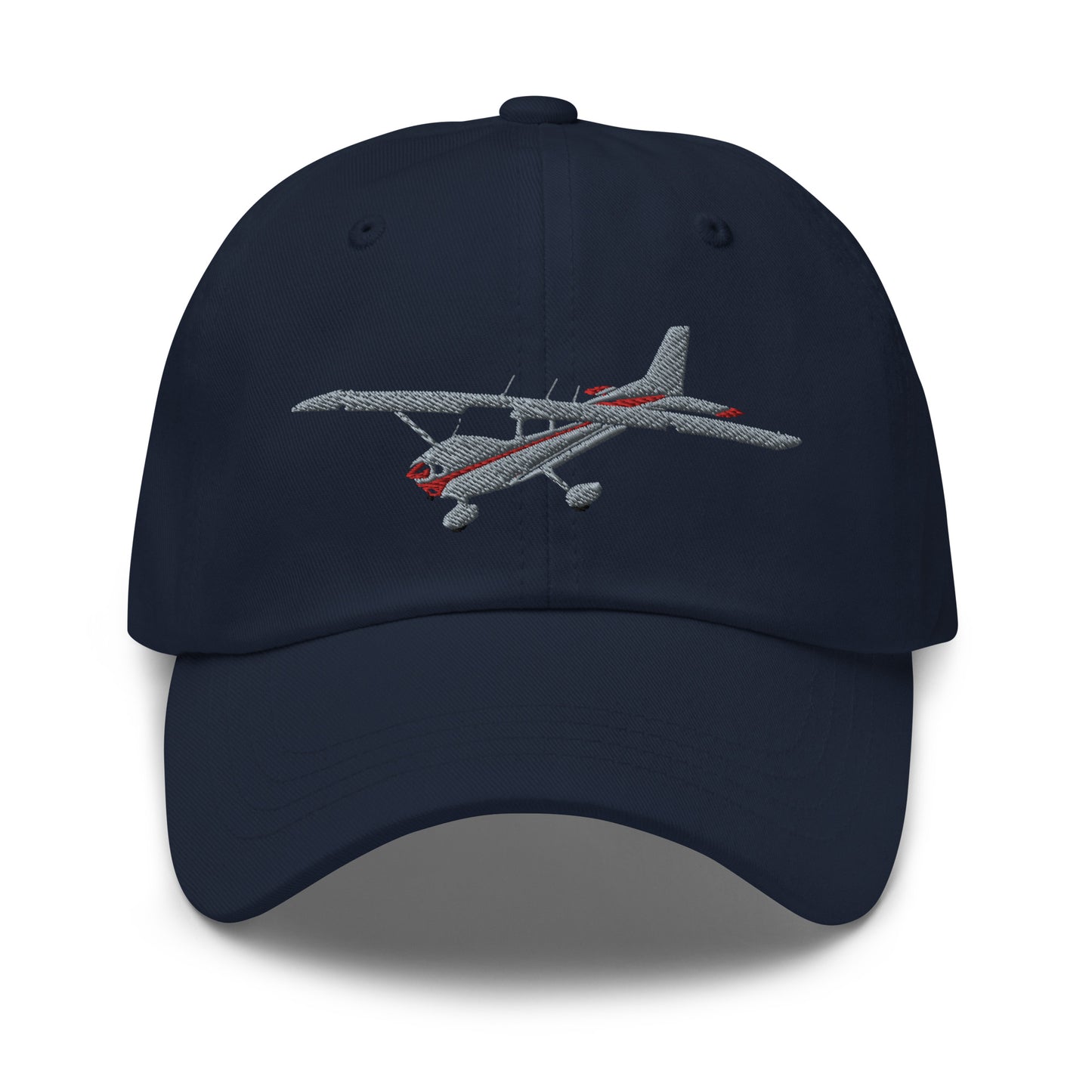 CESSNA 172 Skyhawk Polished-red CUSTOM N Number Embroidered Twill Cotton Aviation Hat