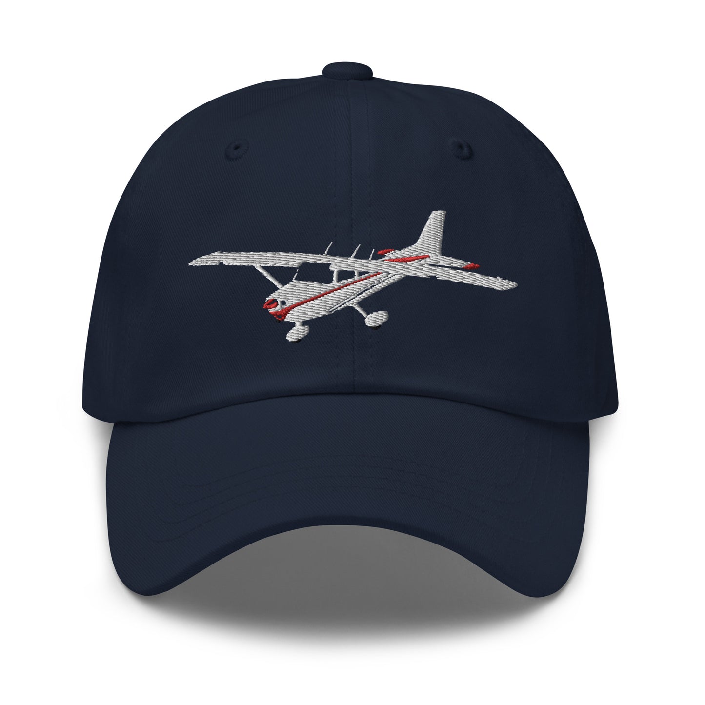 CESSNA 172 Skyhawk White - Red  embroidered Cotton Twill aviation Hat