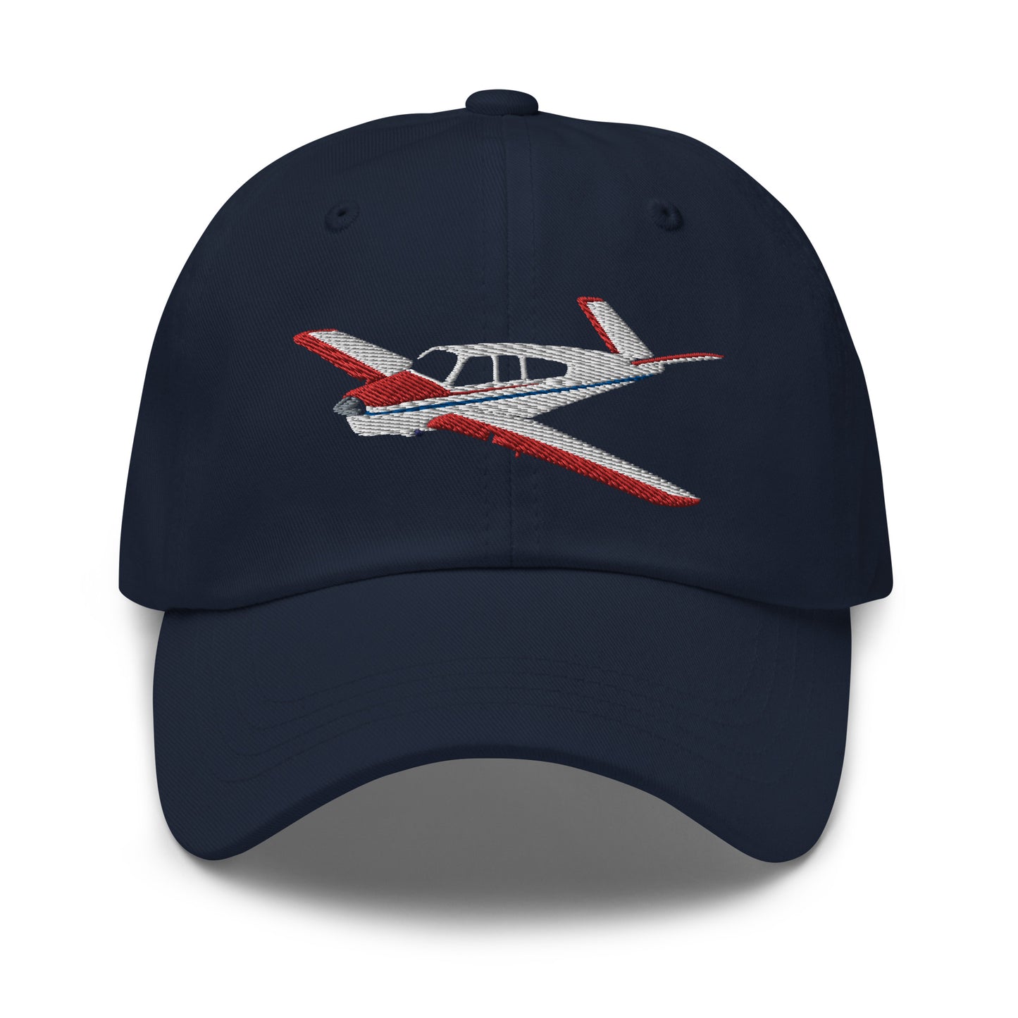 V-Tail BONANZA Tri-color 3  CUSTOM N Number Embroidered Classic  Cotton Twill Aviation Hat