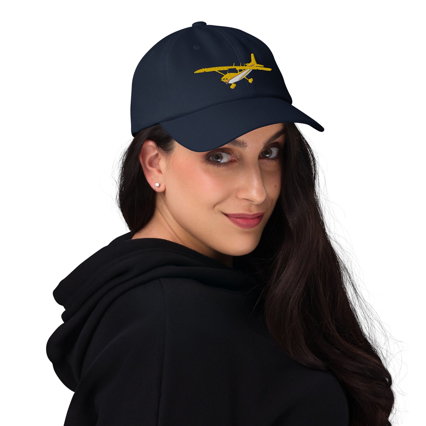 CESSNA 172 Skyhawk yellow wings Embroidered cotton twill aviation hat