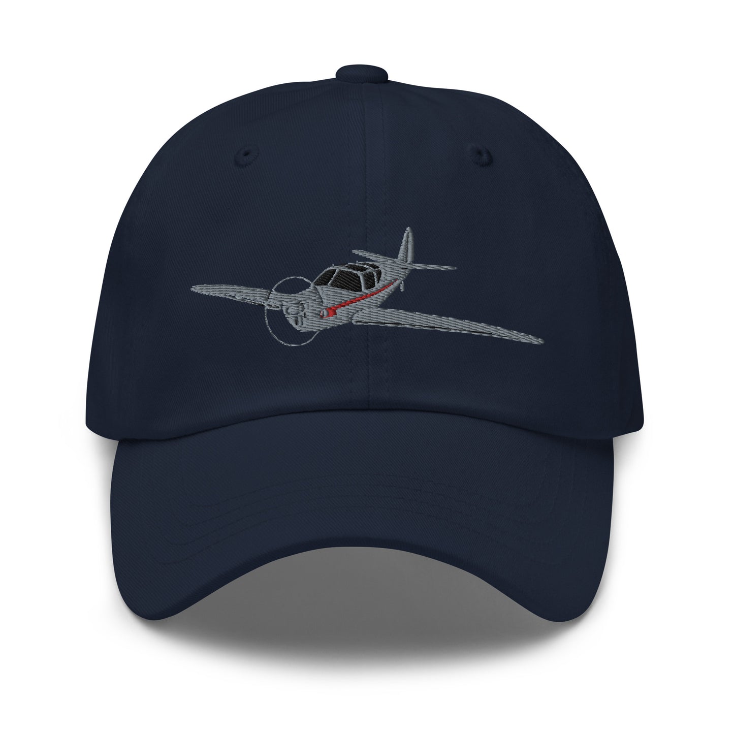 SWIFT grey-red CUSTOM N NUMBER aircraft embroidered Aviation cotton twill hat