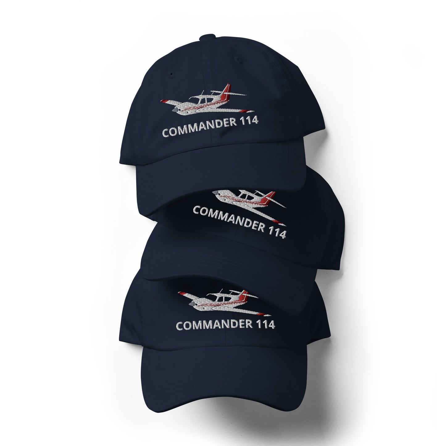 Rockwell Commander 114 CUSTOM N Number Embroidered Cotton Twill Aviation Hat