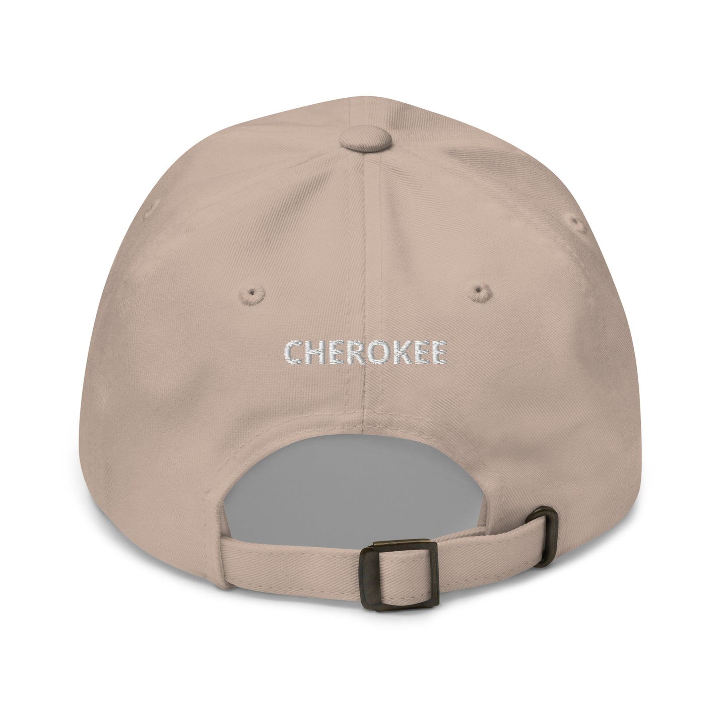 CHEROKEE white-red aviation cap- embroidered front and back hat.