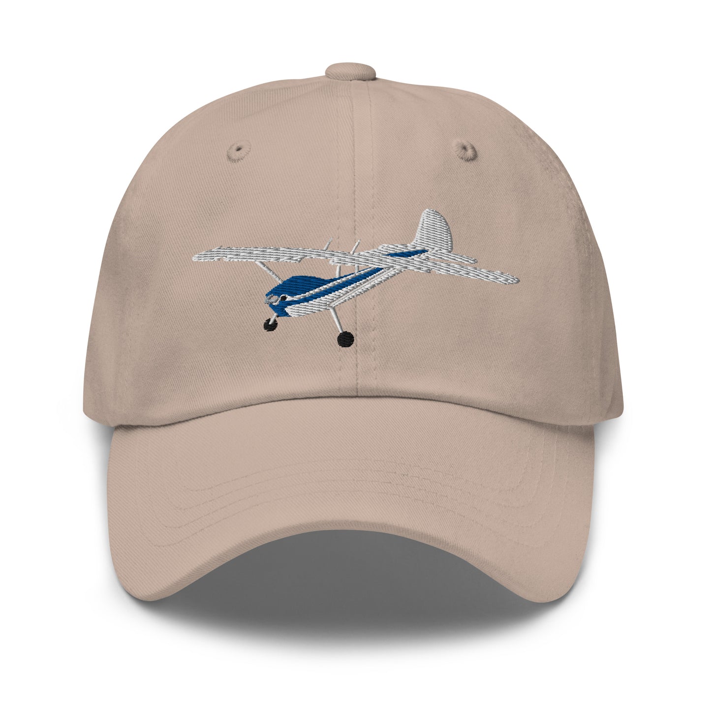 CESSNA 170 aviation cap- White-Blue - embroidered front and back hat