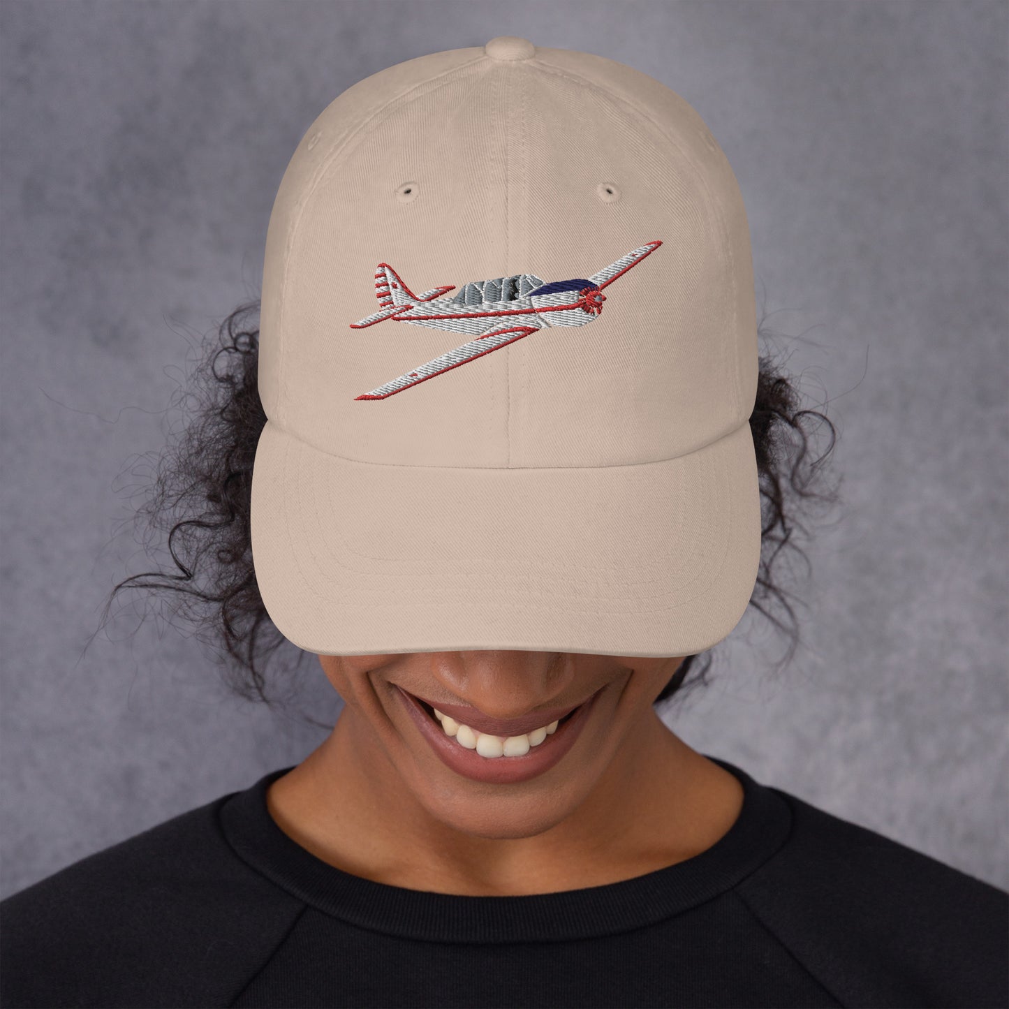 Yak-52 embroidered Aviation cotton chino twill cap hat