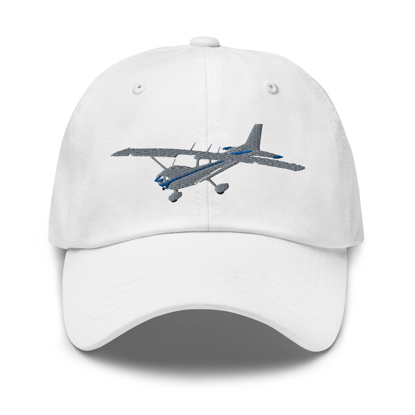 CESSNA 172 Skyhawk Polished-Blue CUSTOM N Number Embroidered Twill Cotton Aviation Hat